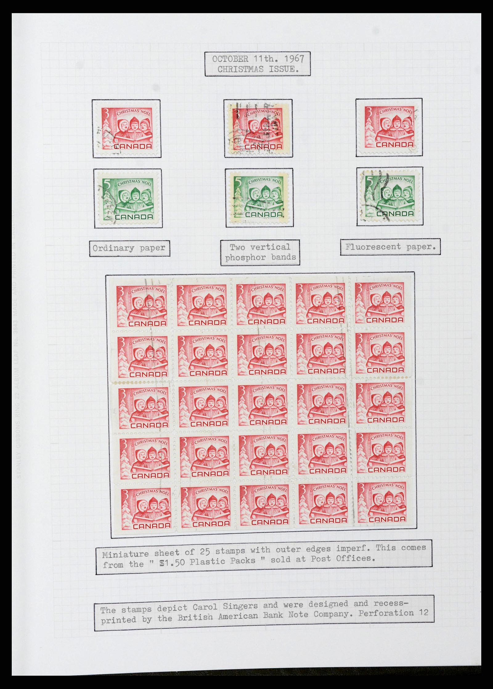 38293 0047 - Stamp collection 38293 Canada 1852-1967.