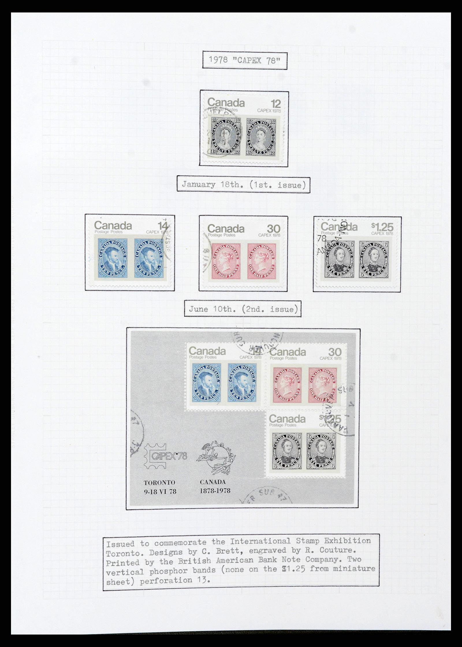 38293 0048 - Stamp collection 38293 Canada 1852-1967.