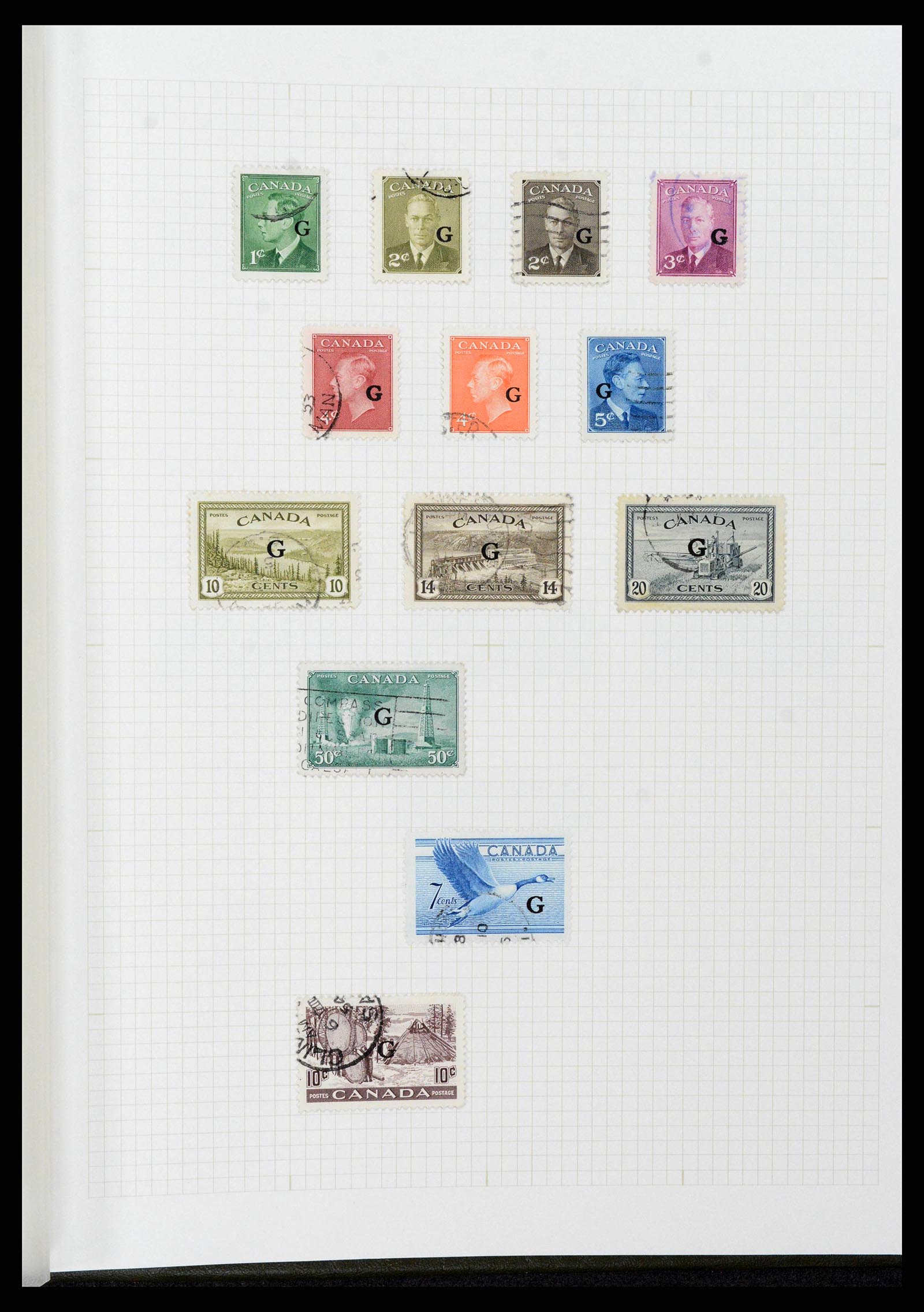 38293 0049 - Stamp collection 38293 Canada 1852-1967.