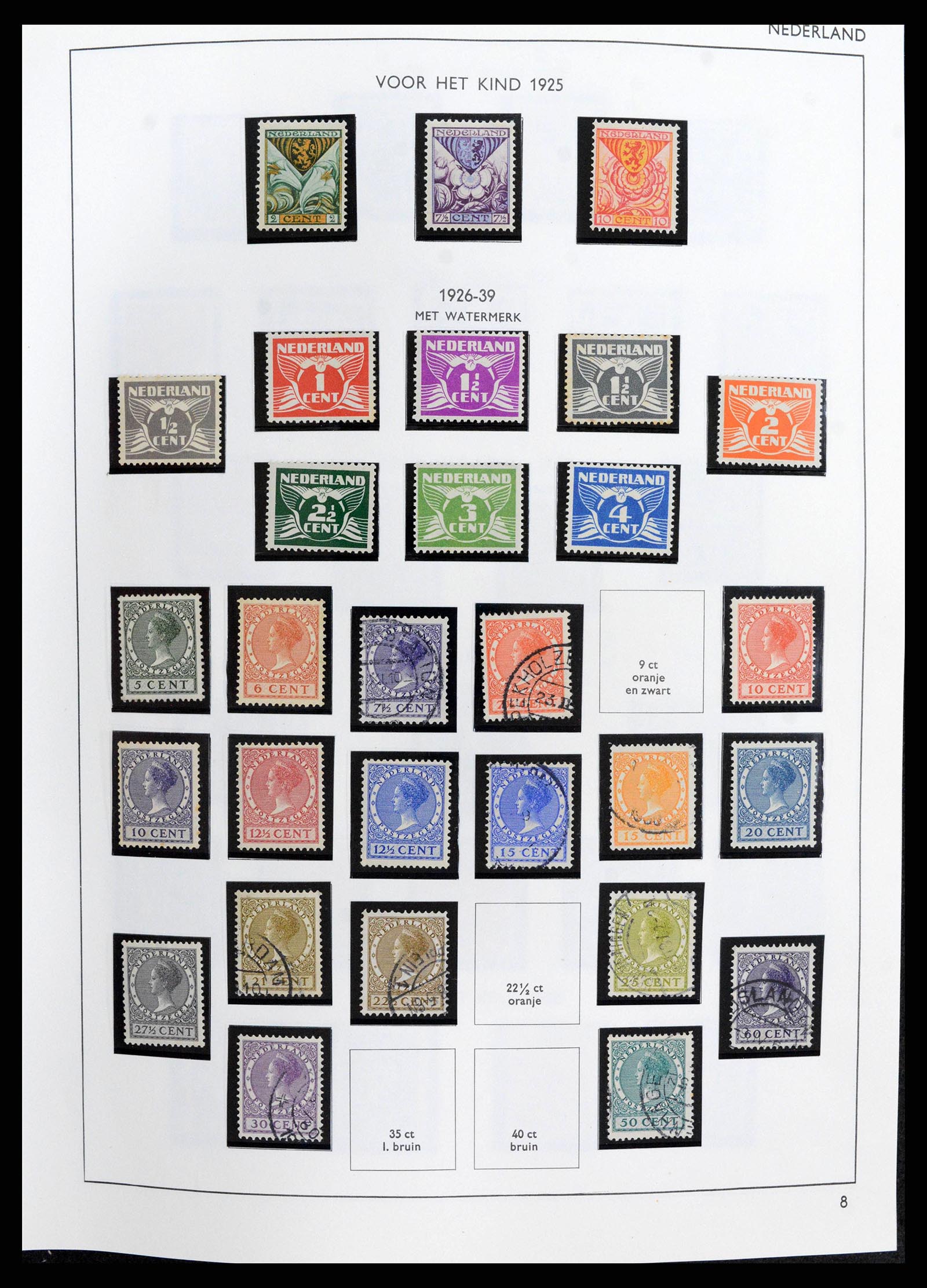 38294 0008 - Postzegelverzameling 38294 Nederland 1872-2000.