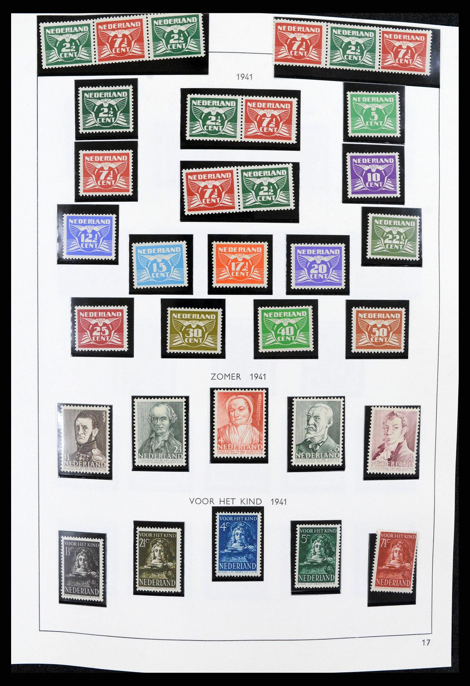 38294 0017 - Postzegelverzameling 38294 Nederland 1872-2000.