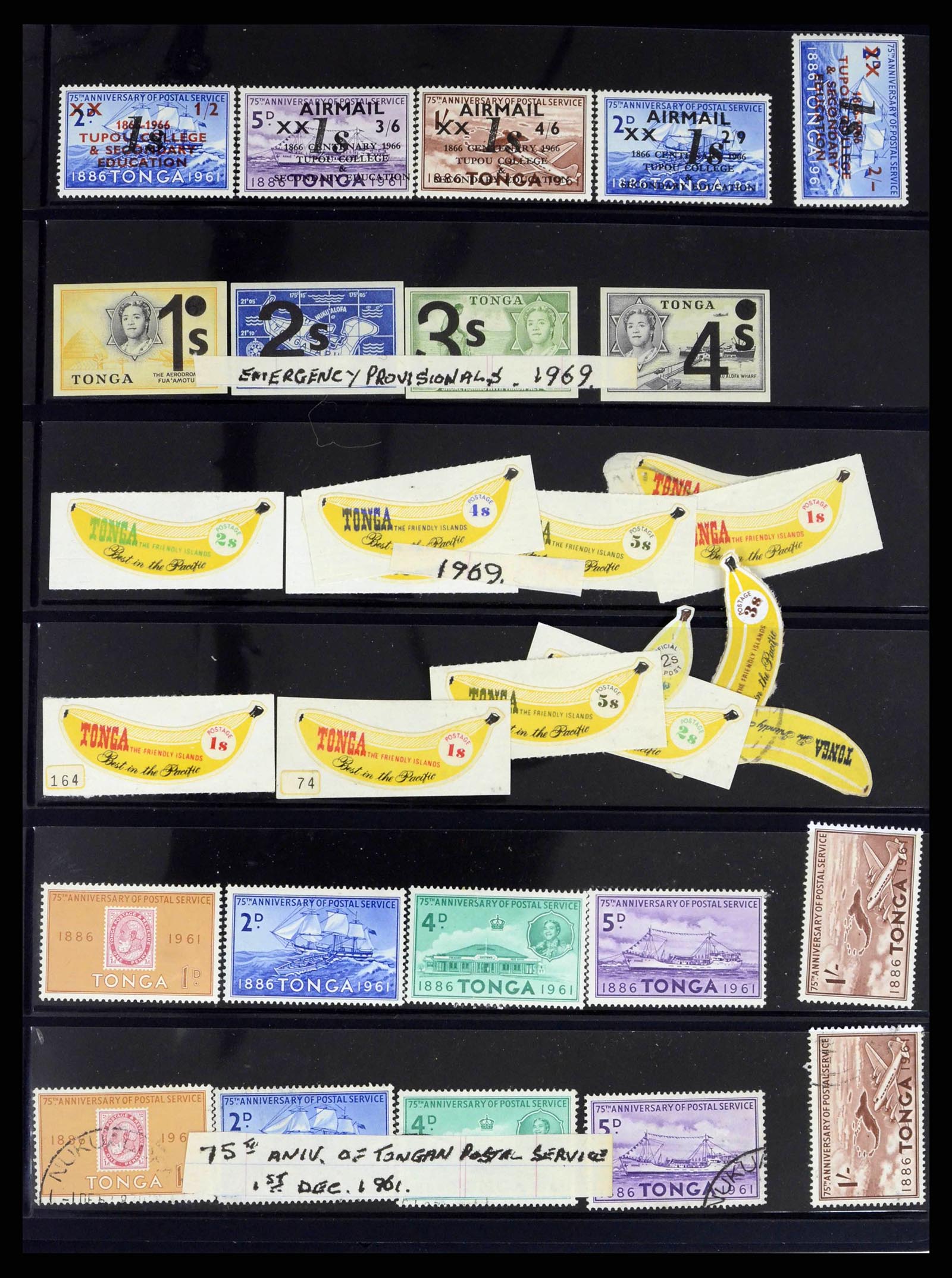 38296 0001 - Stamp collection 38296 Tonga 1920-1977.