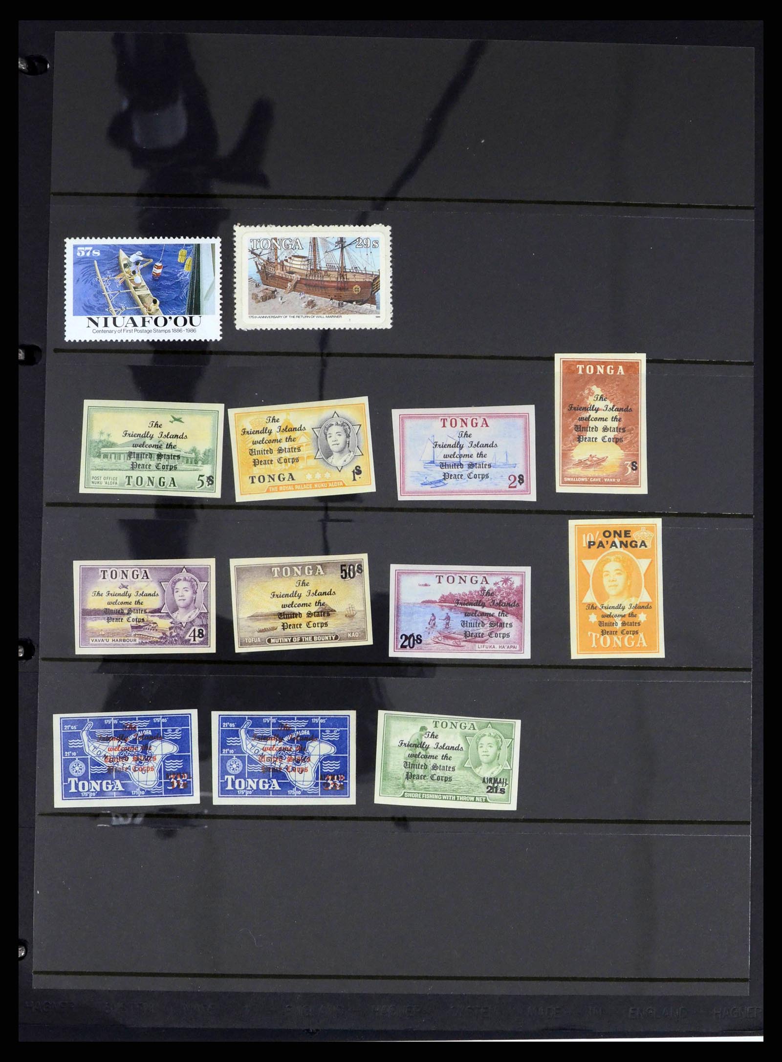 38296 0010 - Stamp collection 38296 Tonga 1920-1977.
