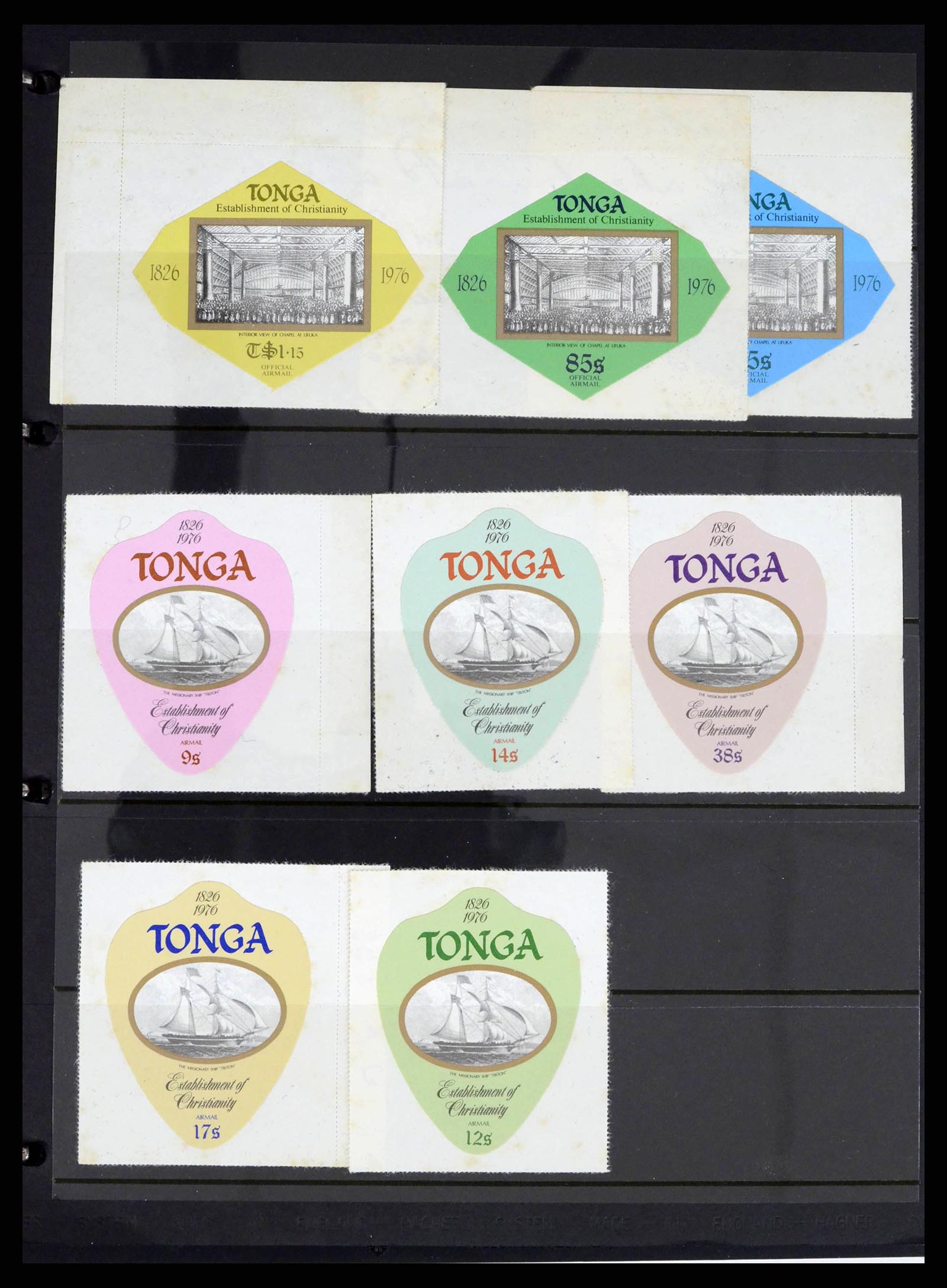 38296 0011 - Stamp collection 38296 Tonga 1920-1977.