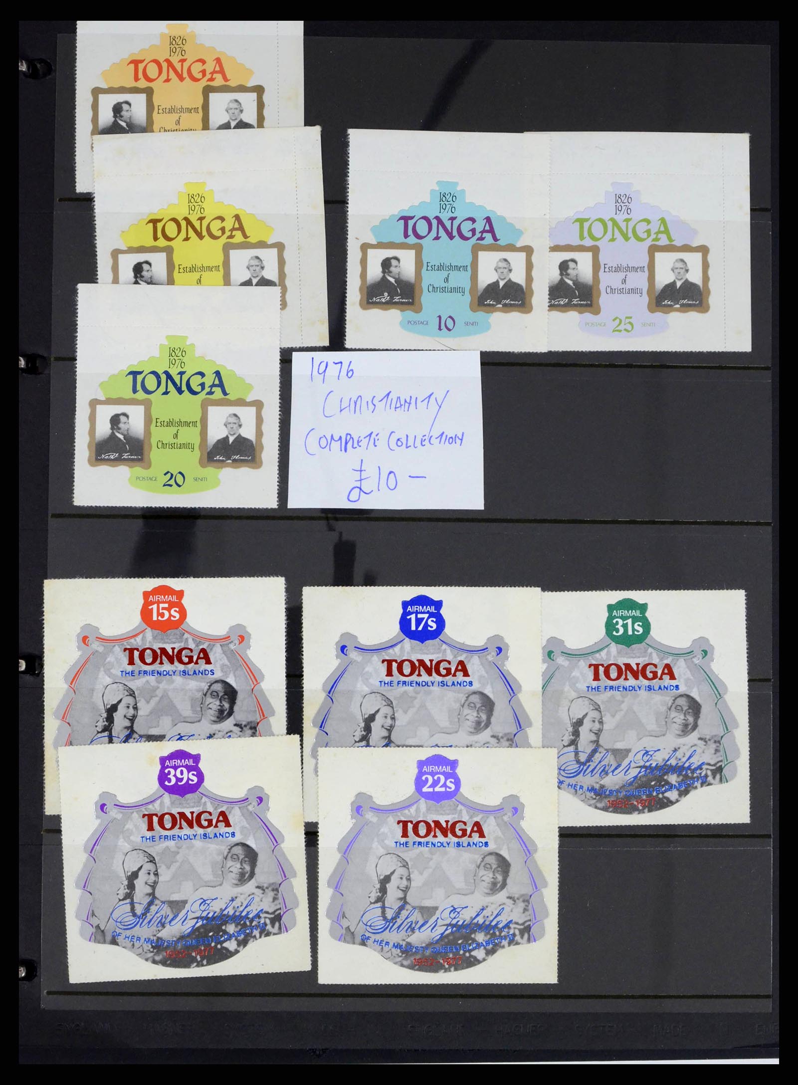 38296 0012 - Stamp collection 38296 Tonga 1920-1977.