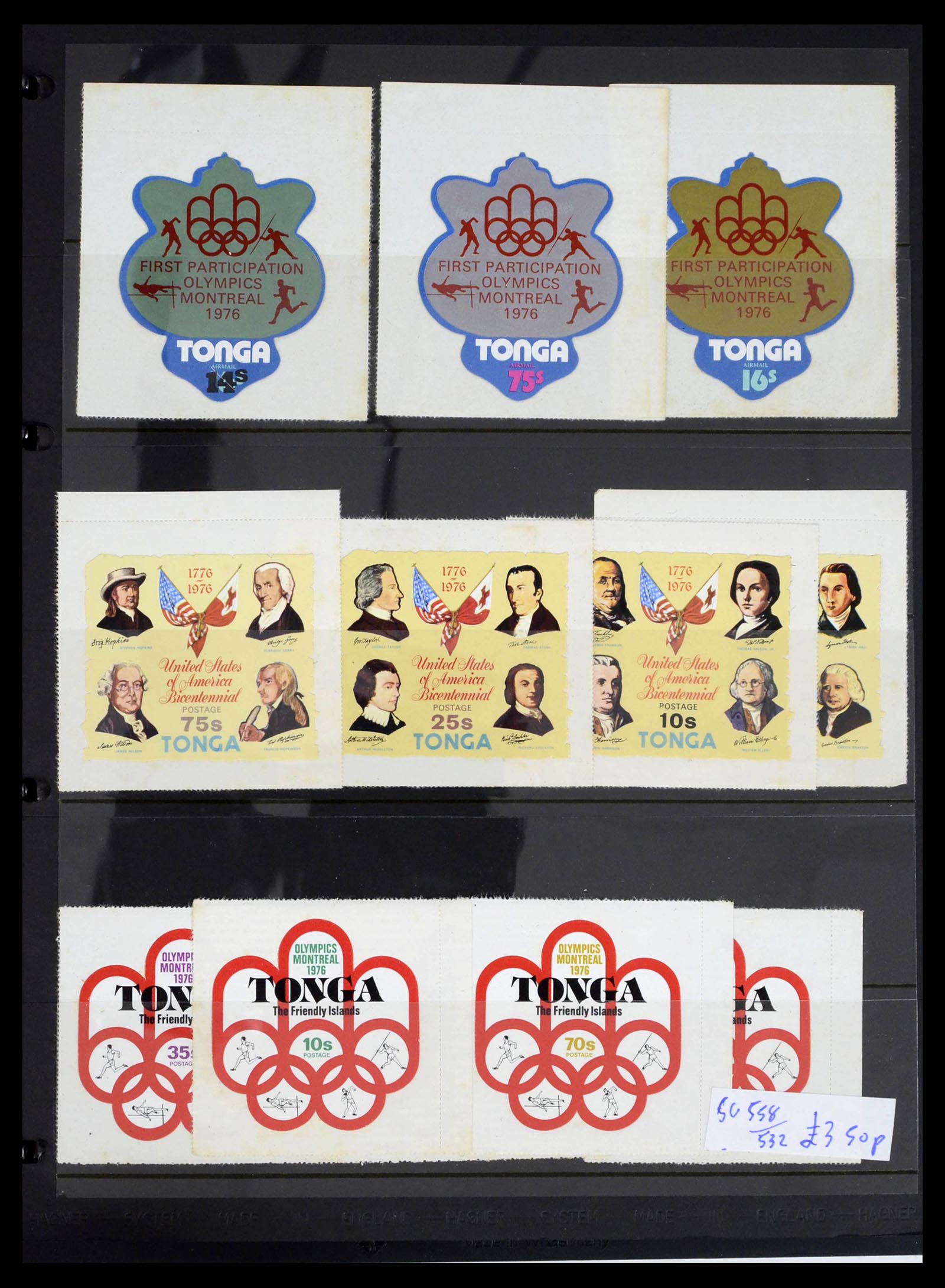 38296 0014 - Stamp collection 38296 Tonga 1920-1977.