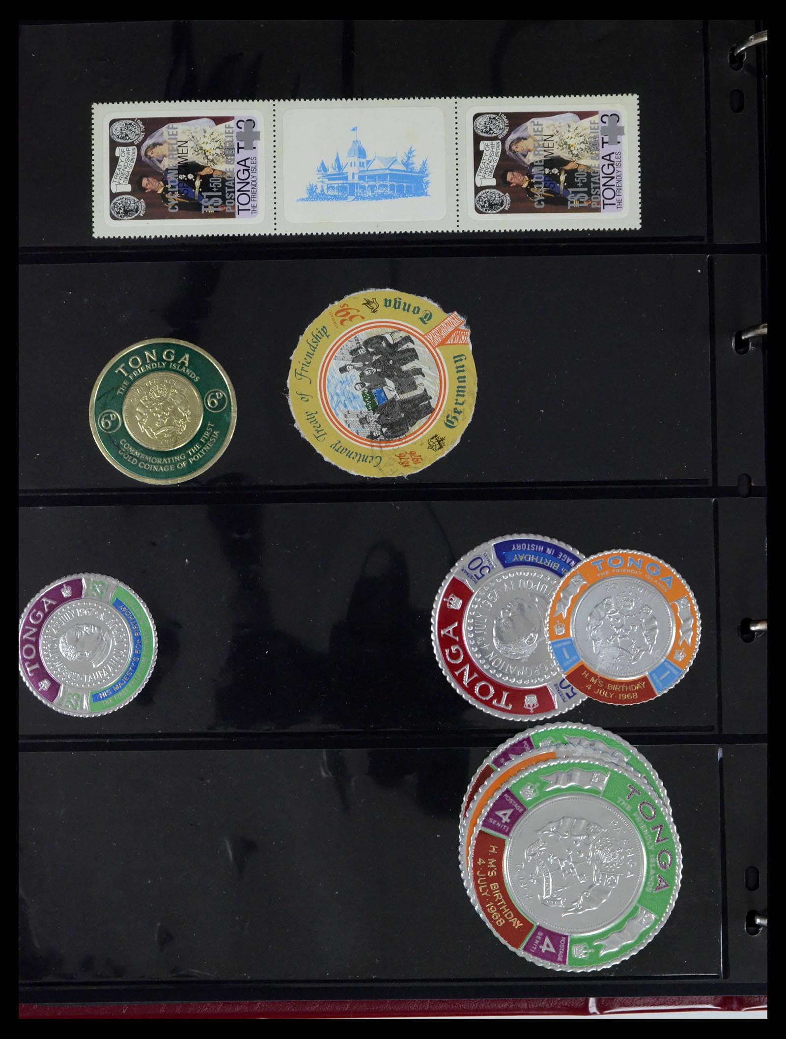 38296 0020 - Stamp collection 38296 Tonga 1920-1977.