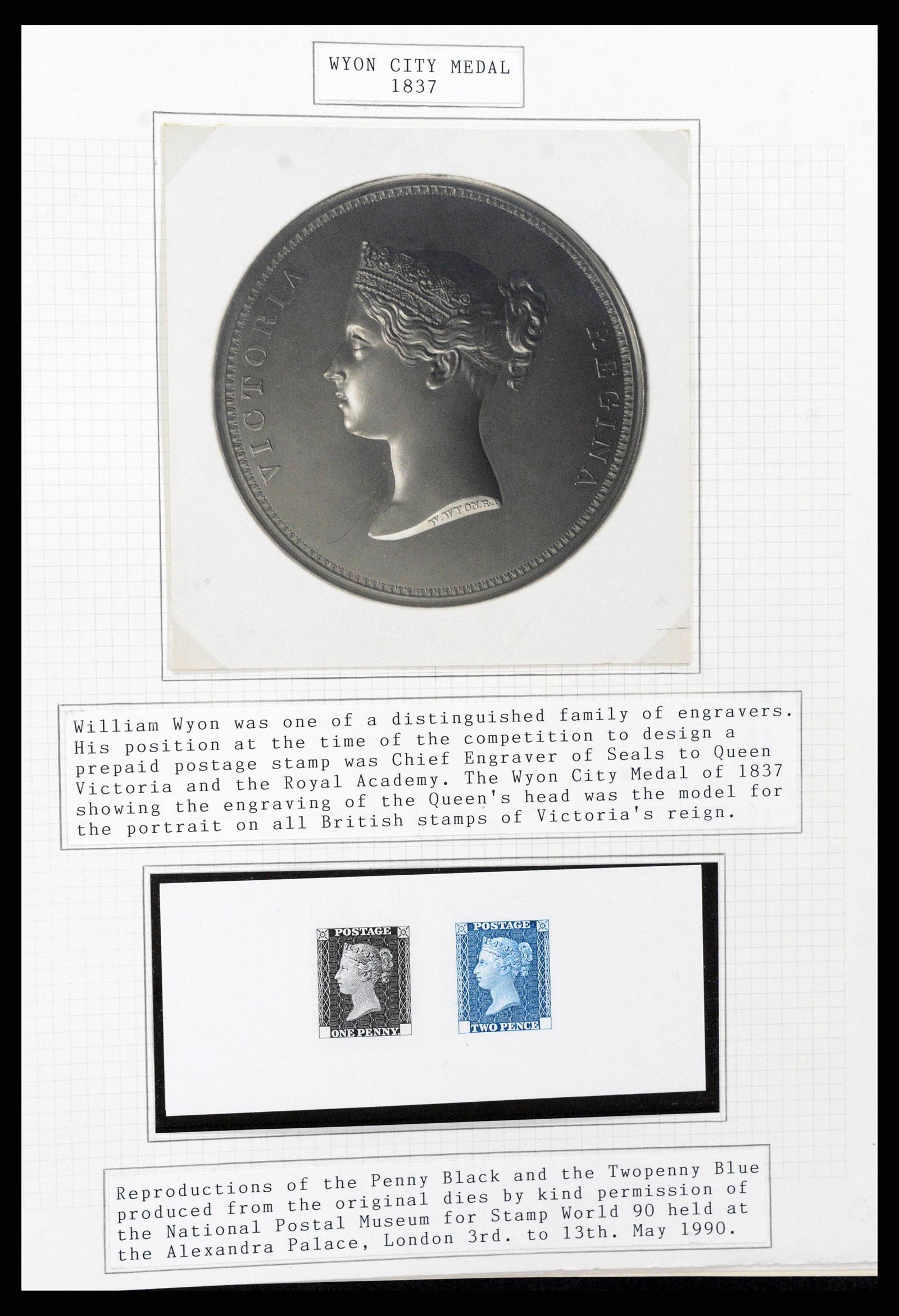 38299 0001 - Stamp collection 38299 Great Britain 1841-1908.