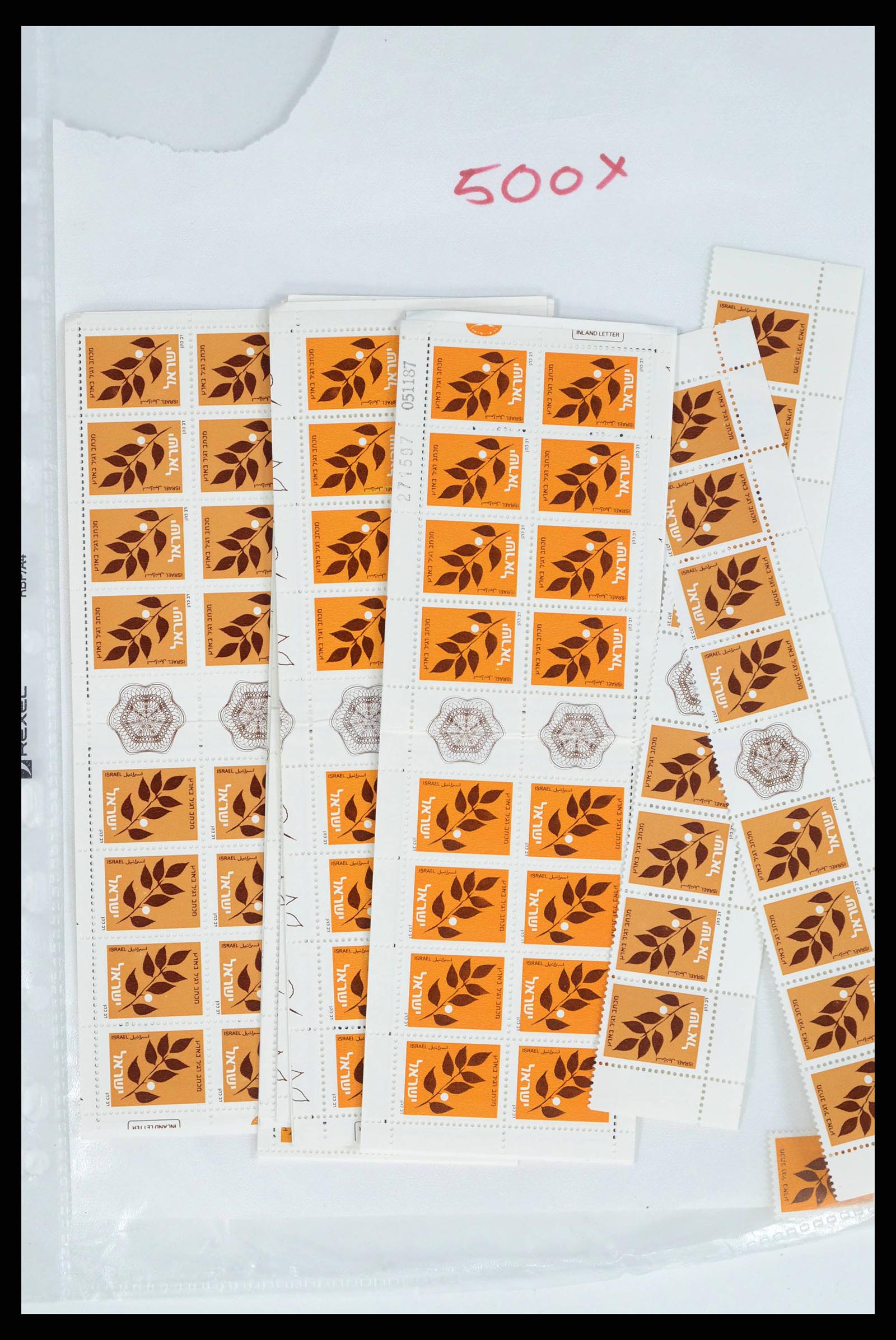 38303 0009 - Postzegelverzameling 38303 Israël nominaal.