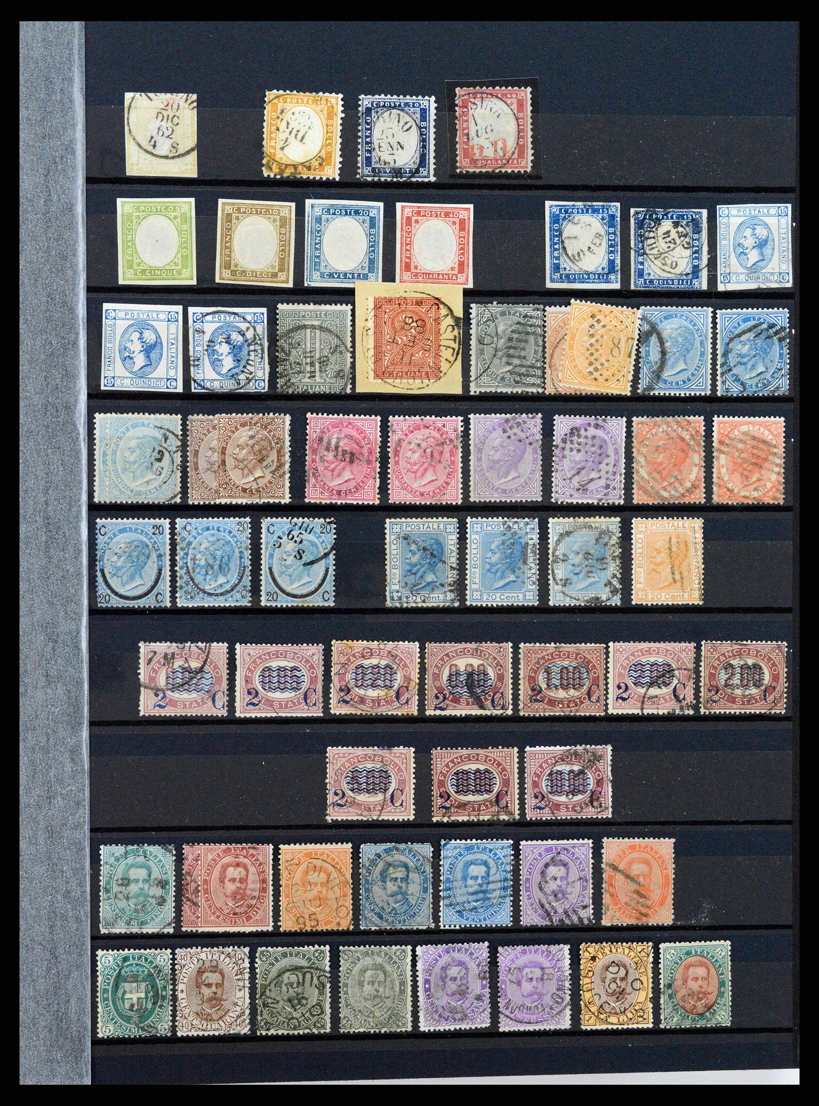 38304 0001 - Postzegelverzameling 38304 Italië 1862-1945.