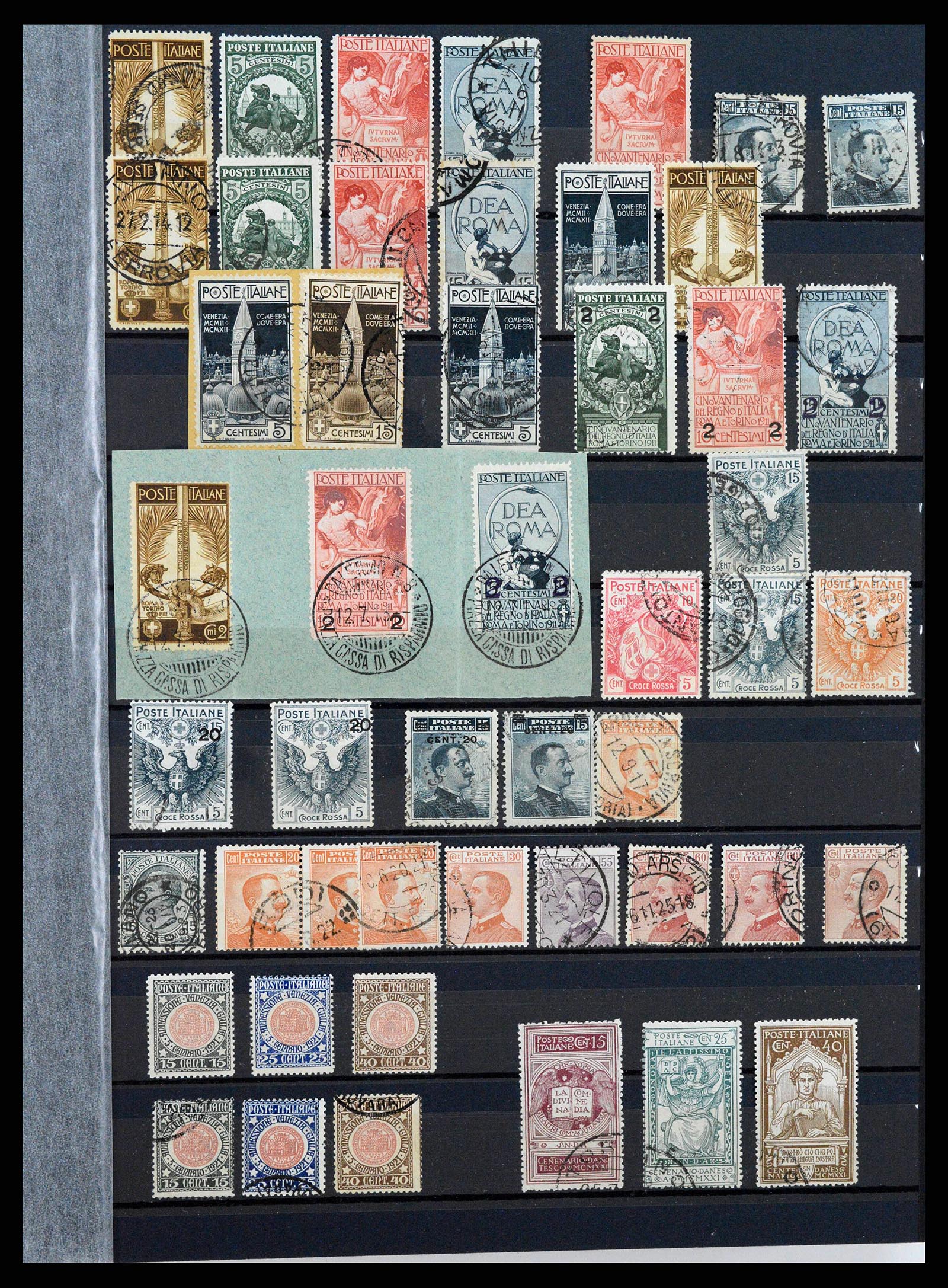 38304 0002 - Postzegelverzameling 38304 Italië 1862-1945.