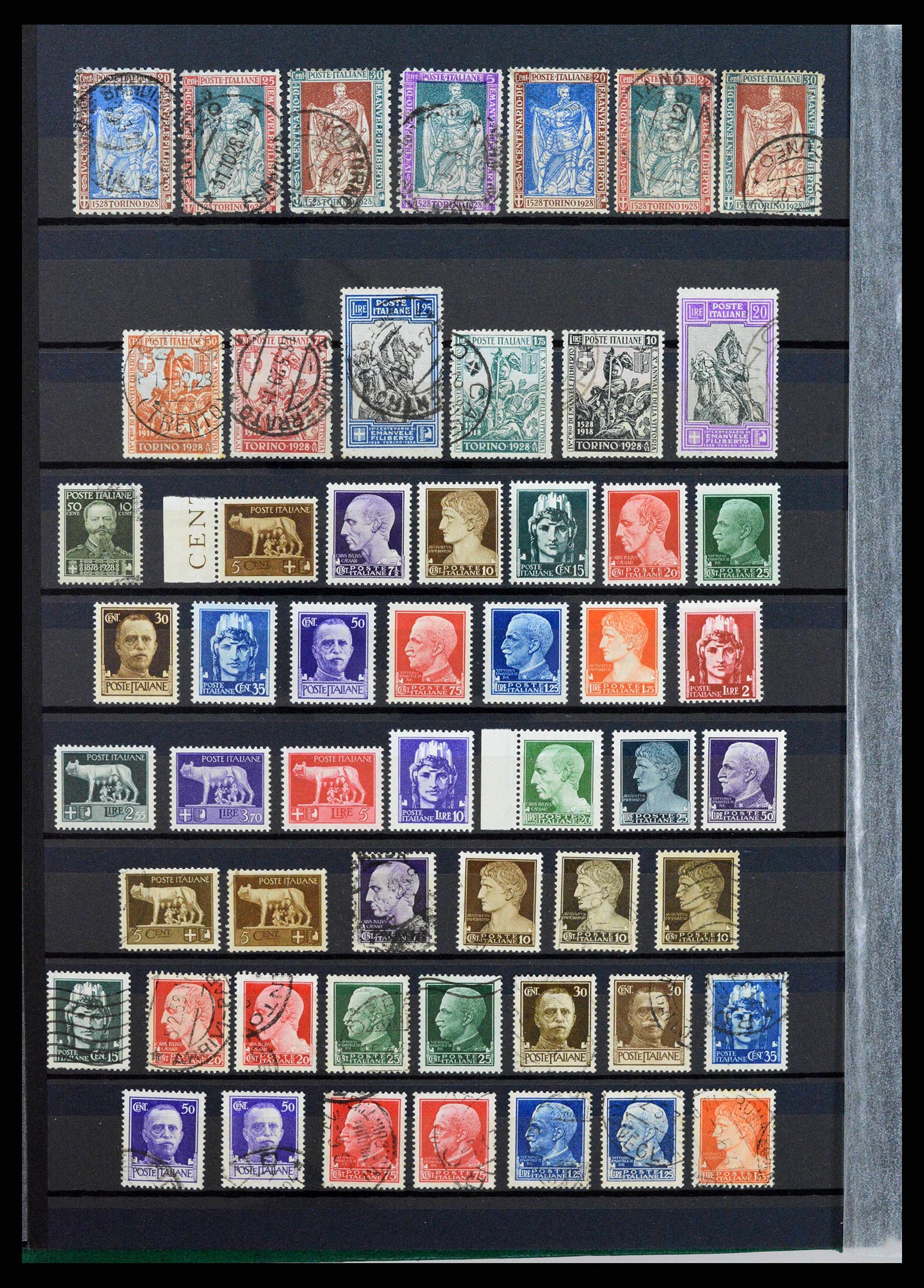 38304 0007 - Postzegelverzameling 38304 Italië 1862-1945.