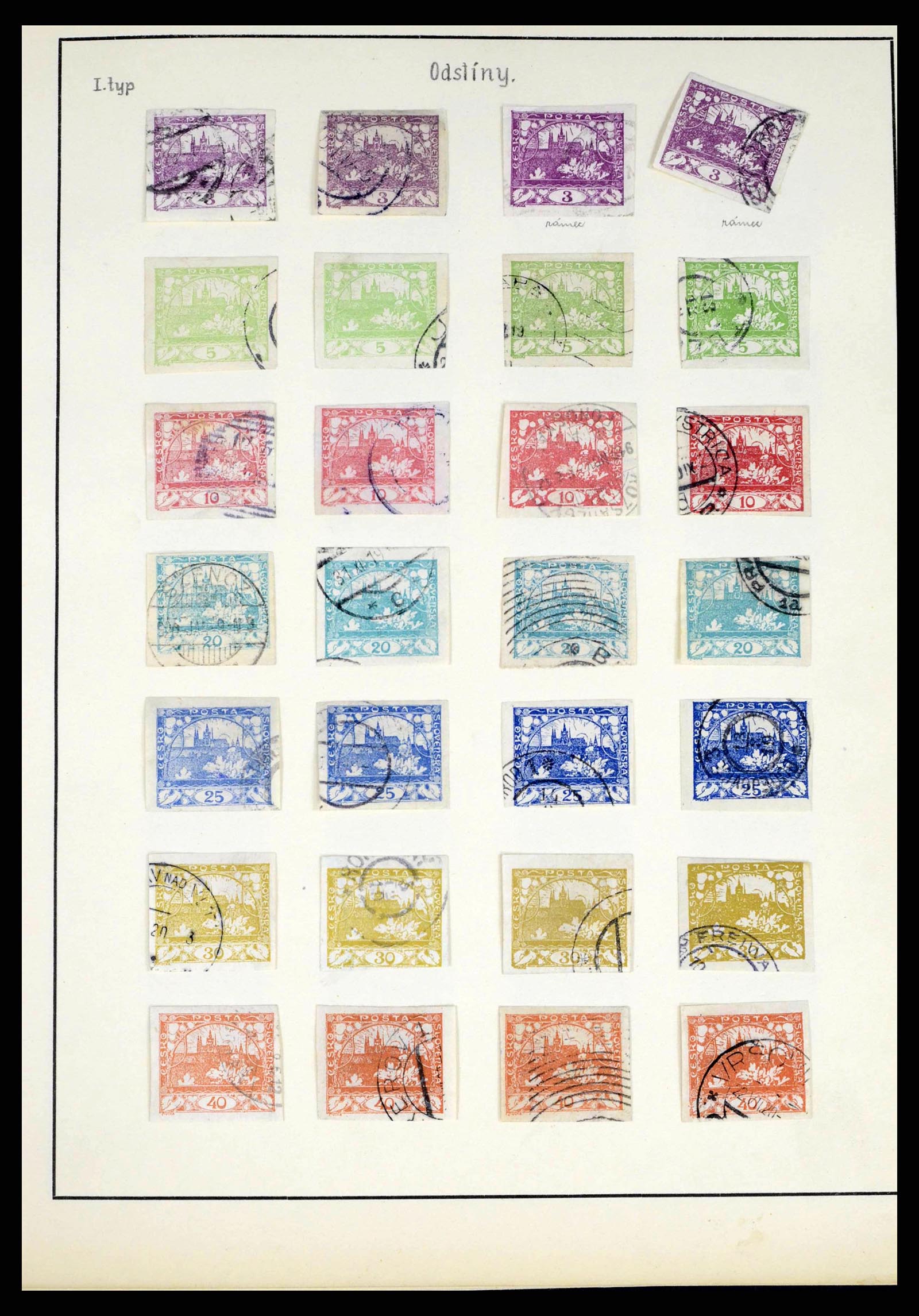 38306 0003 - Postzegelverzameling 38306 Tsjechoslowakije 1918-1943.