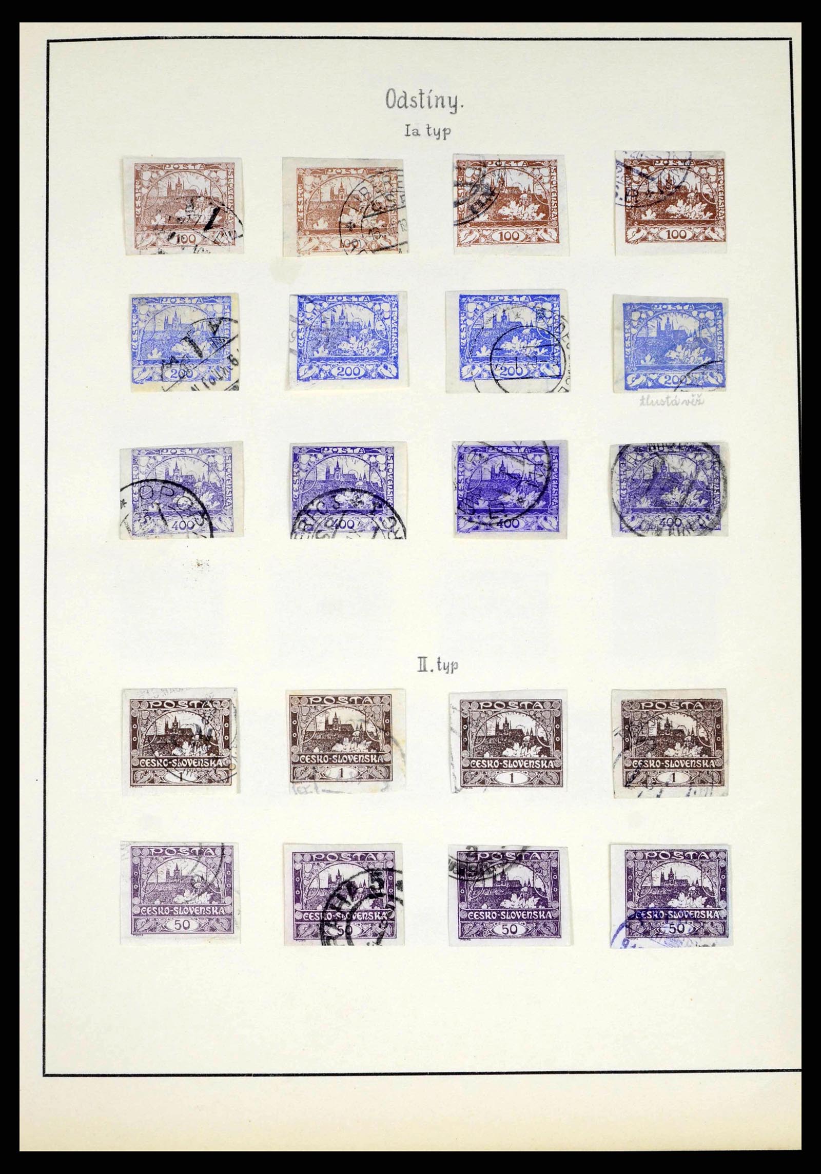 38306 0004 - Postzegelverzameling 38306 Tsjechoslowakije 1918-1943.