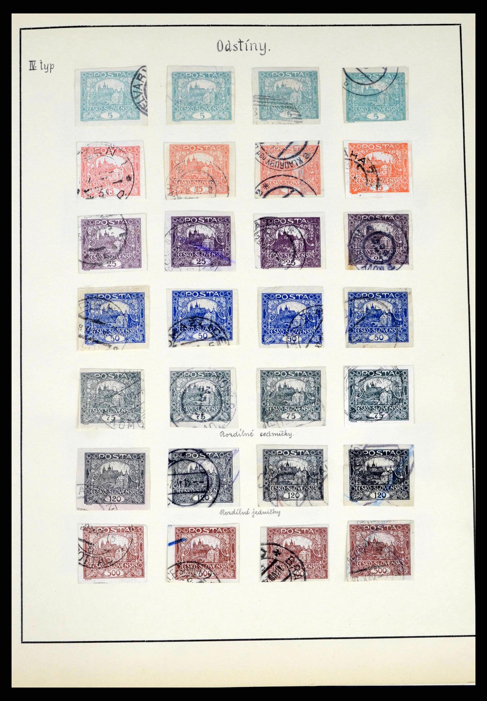 38306 0006 - Postzegelverzameling 38306 Tsjechoslowakije 1918-1943.