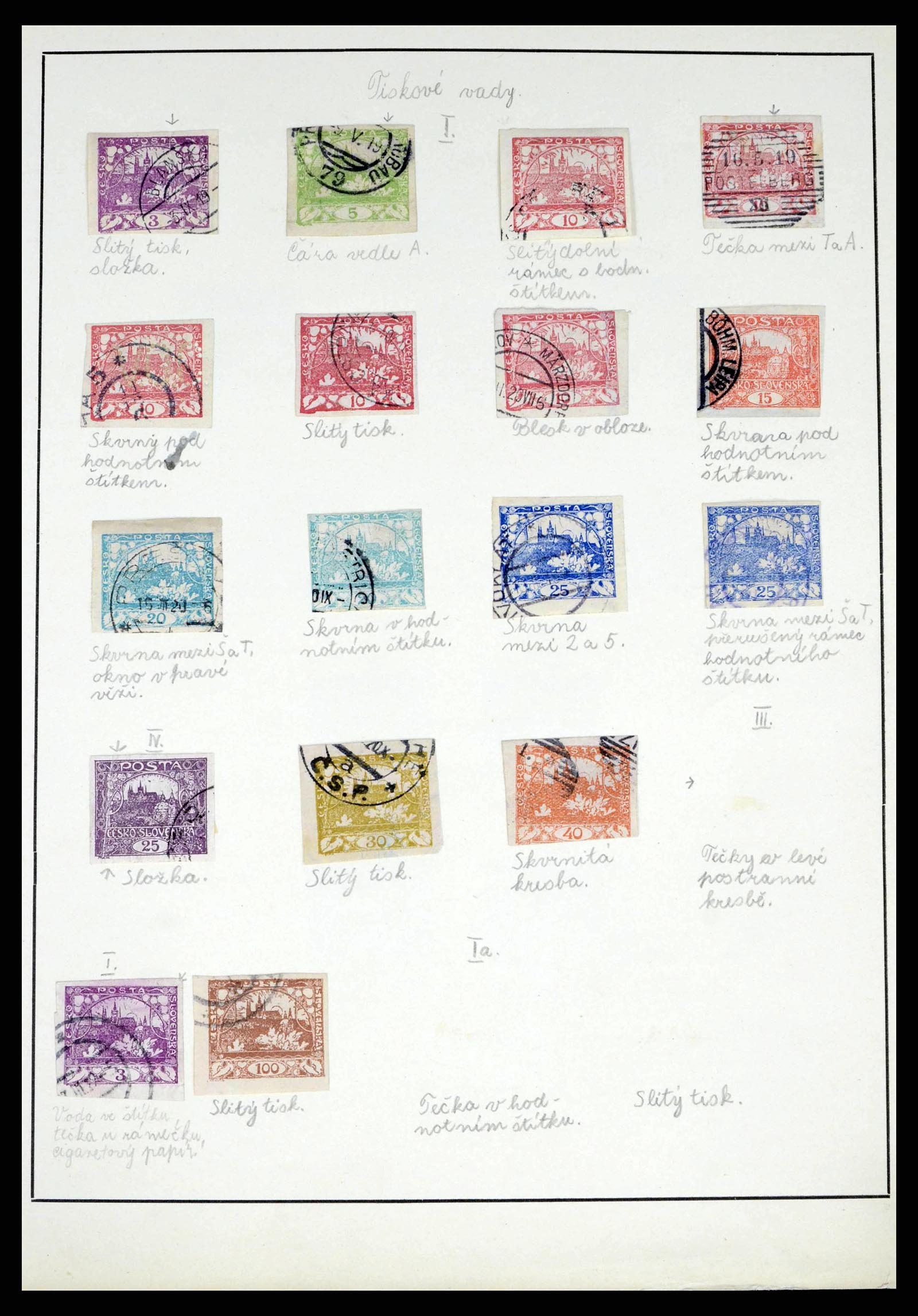 38306 0013 - Postzegelverzameling 38306 Tsjechoslowakije 1918-1943.