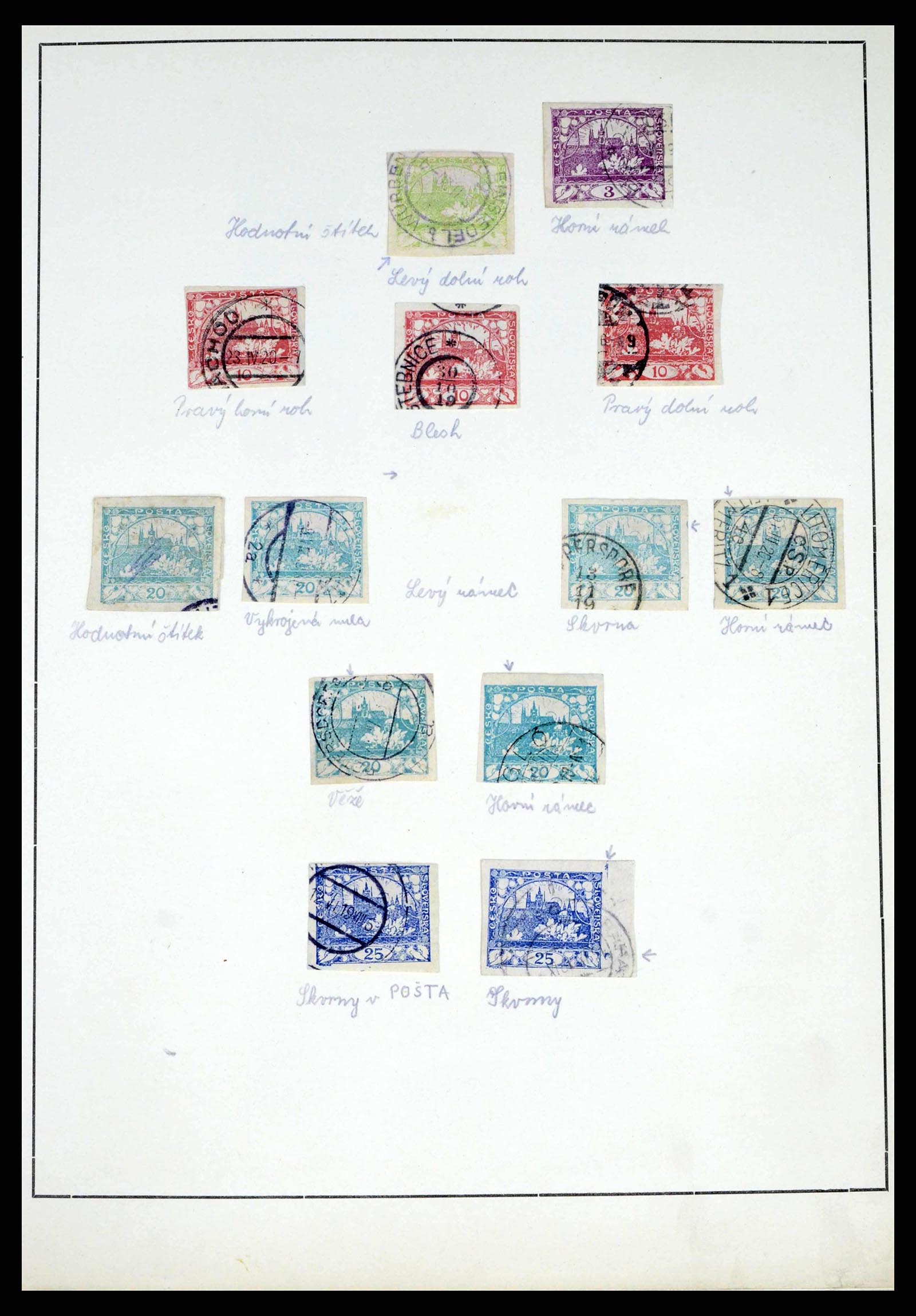 38306 0014 - Postzegelverzameling 38306 Tsjechoslowakije 1918-1943.