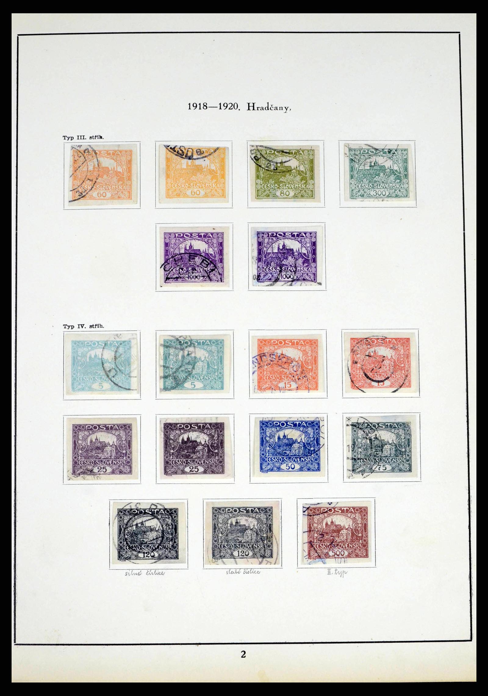 38306 0016 - Postzegelverzameling 38306 Tsjechoslowakije 1918-1943.