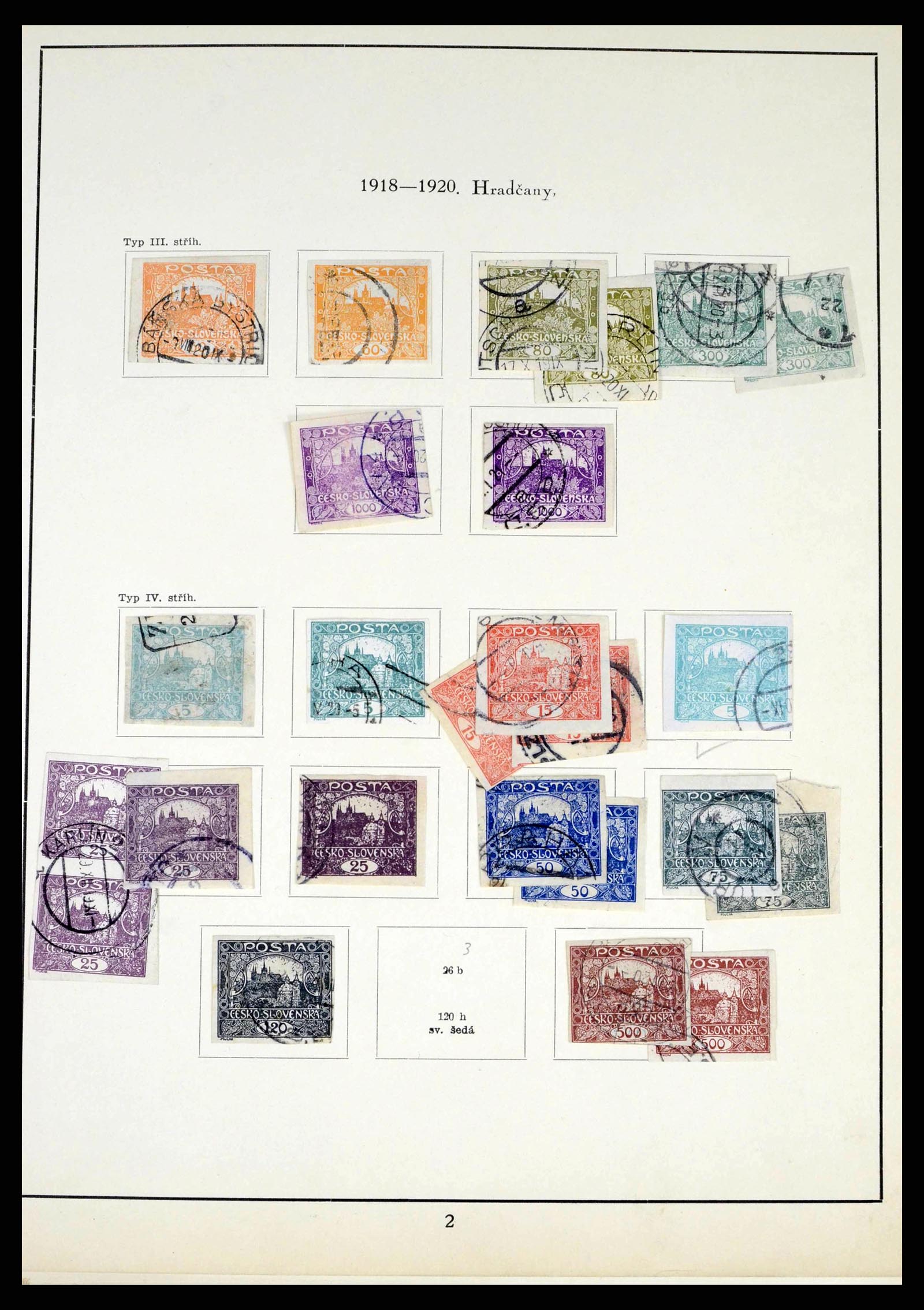 38306 0017 - Postzegelverzameling 38306 Tsjechoslowakije 1918-1943.
