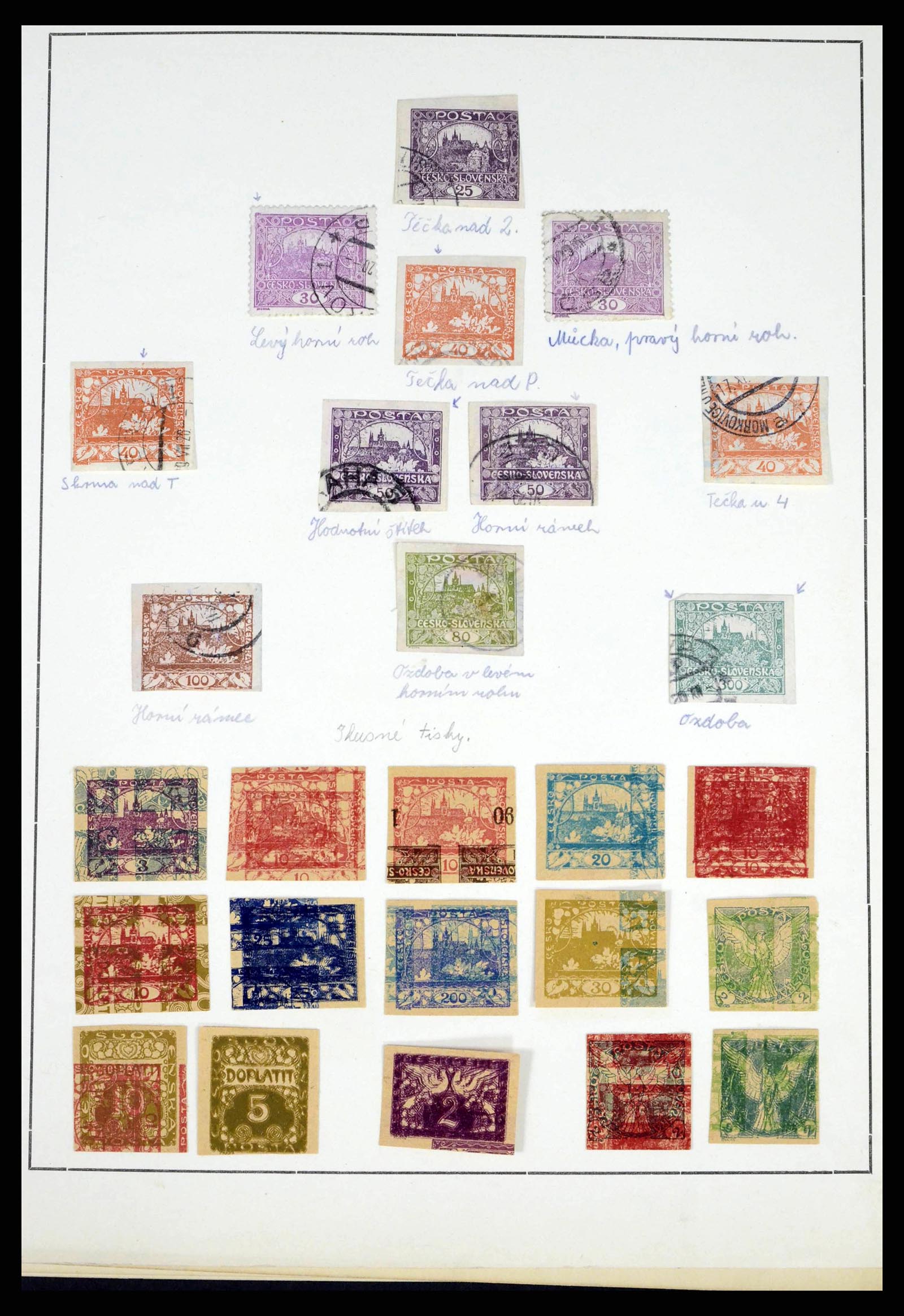 38306 0018 - Postzegelverzameling 38306 Tsjechoslowakije 1918-1943.