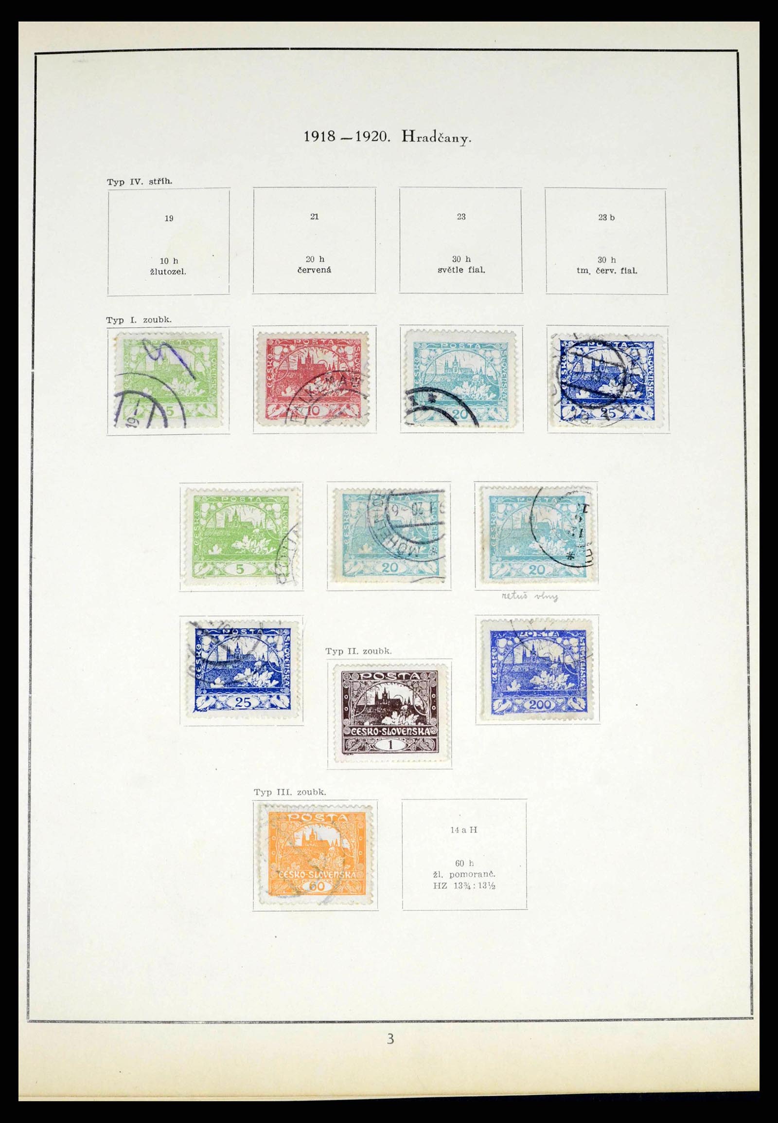 38306 0019 - Postzegelverzameling 38306 Tsjechoslowakije 1918-1943.