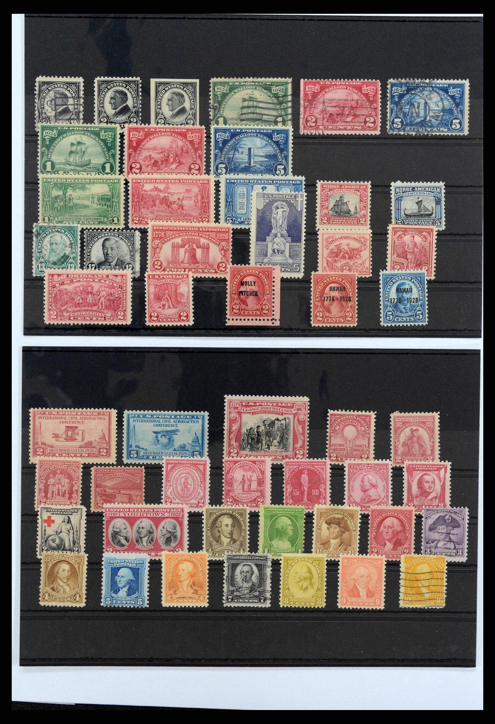 38310 0008 - Stamp collection 38310 USA 1851-1940.