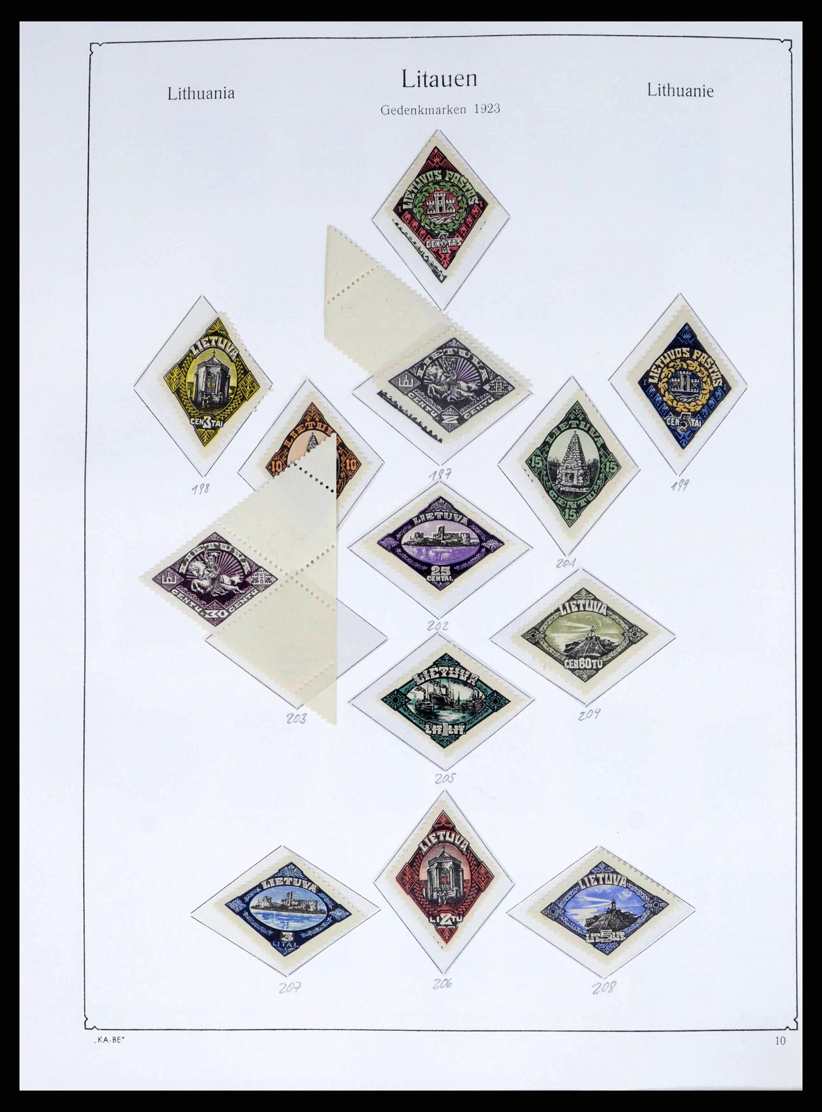 38312 0003 - Postzegelverzameling 38312 Litouwen en Midden Litouwen 1916-1942.