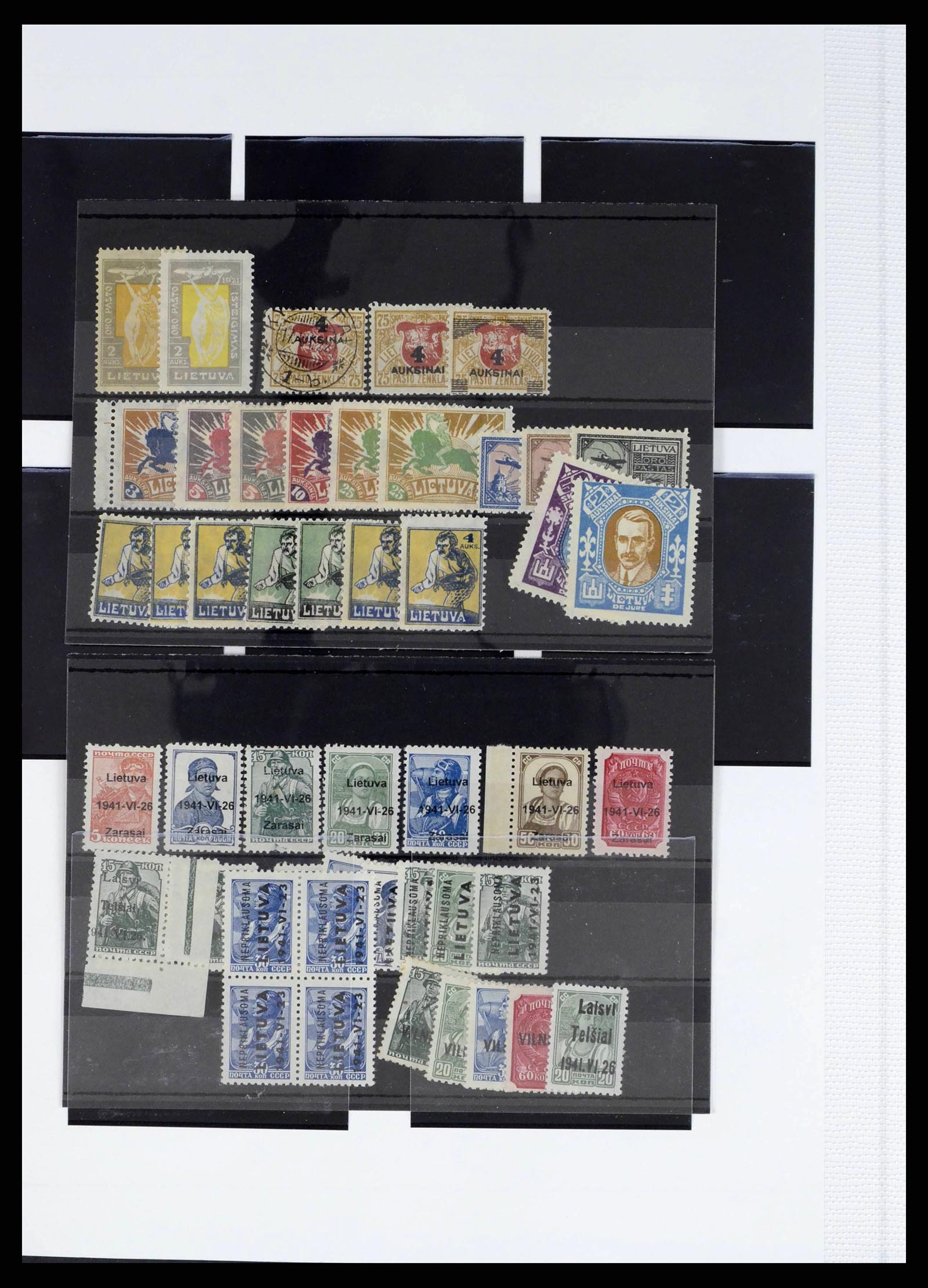 38312 0011 - Postzegelverzameling 38312 Litouwen en Midden Litouwen 1916-1942.