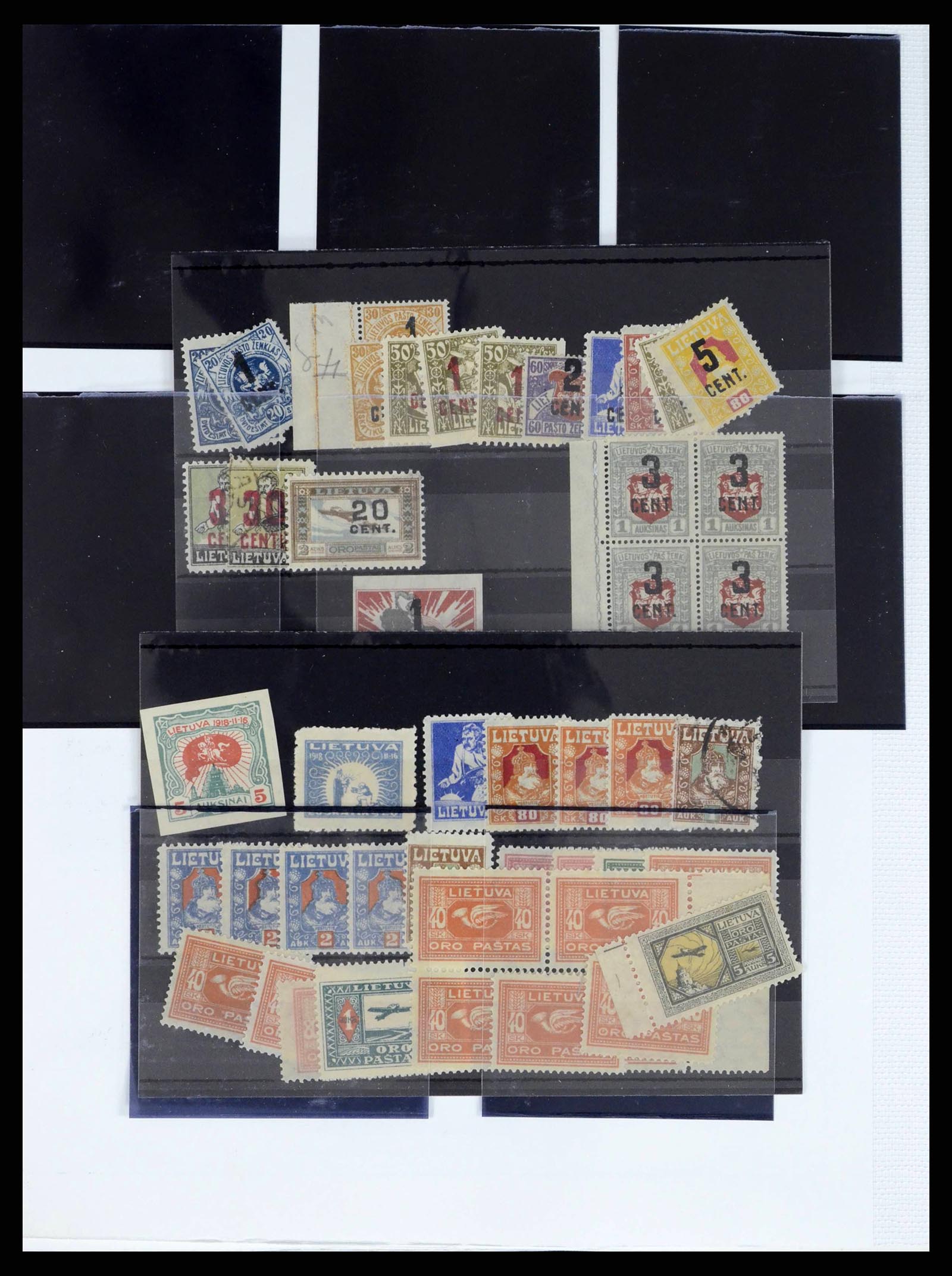 38312 0013 - Postzegelverzameling 38312 Litouwen en Midden Litouwen 1916-1942.