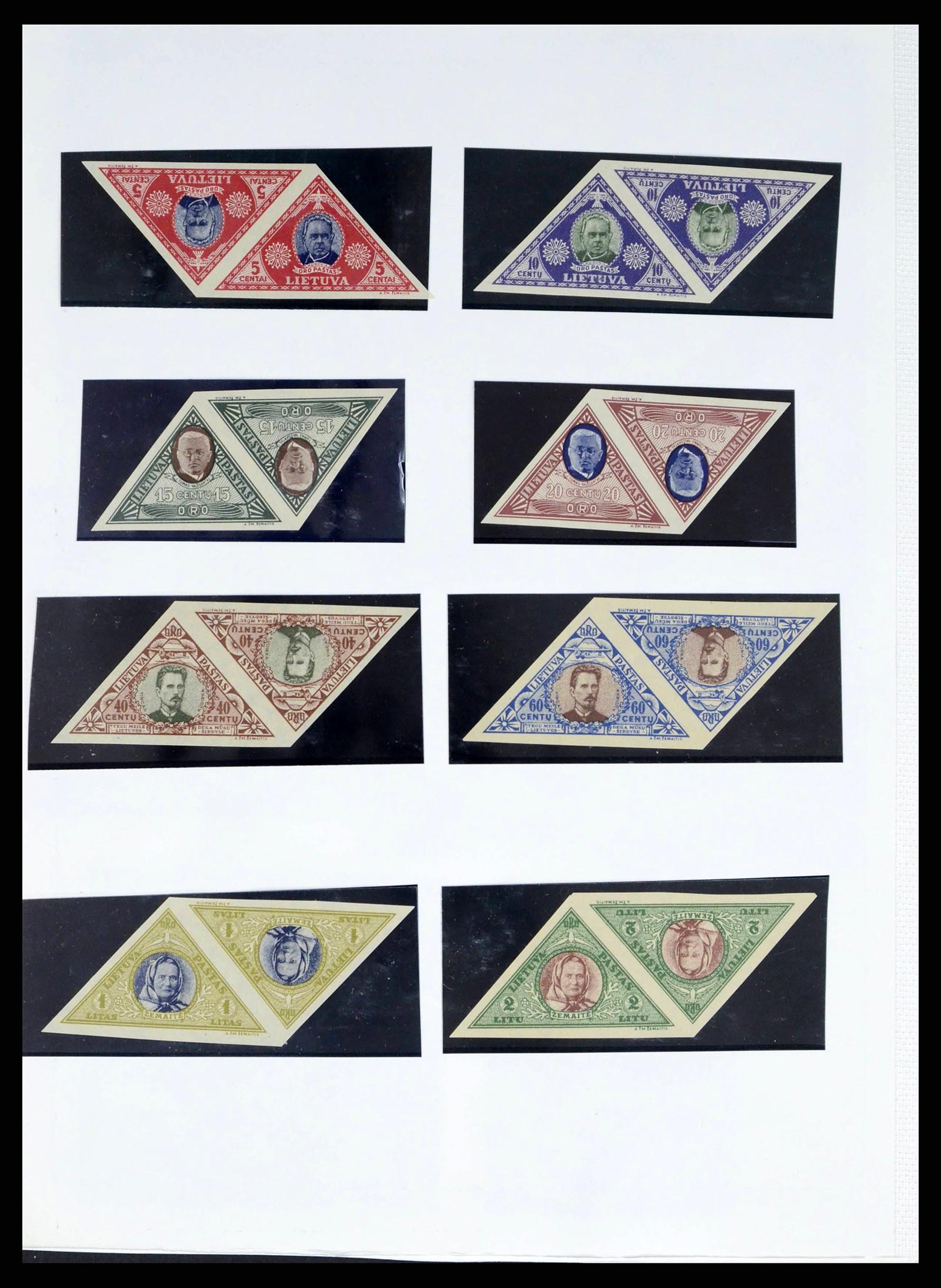 38312 0021 - Stamp collection 38312 Lithuania and Middle Lithuania 1916-1942.