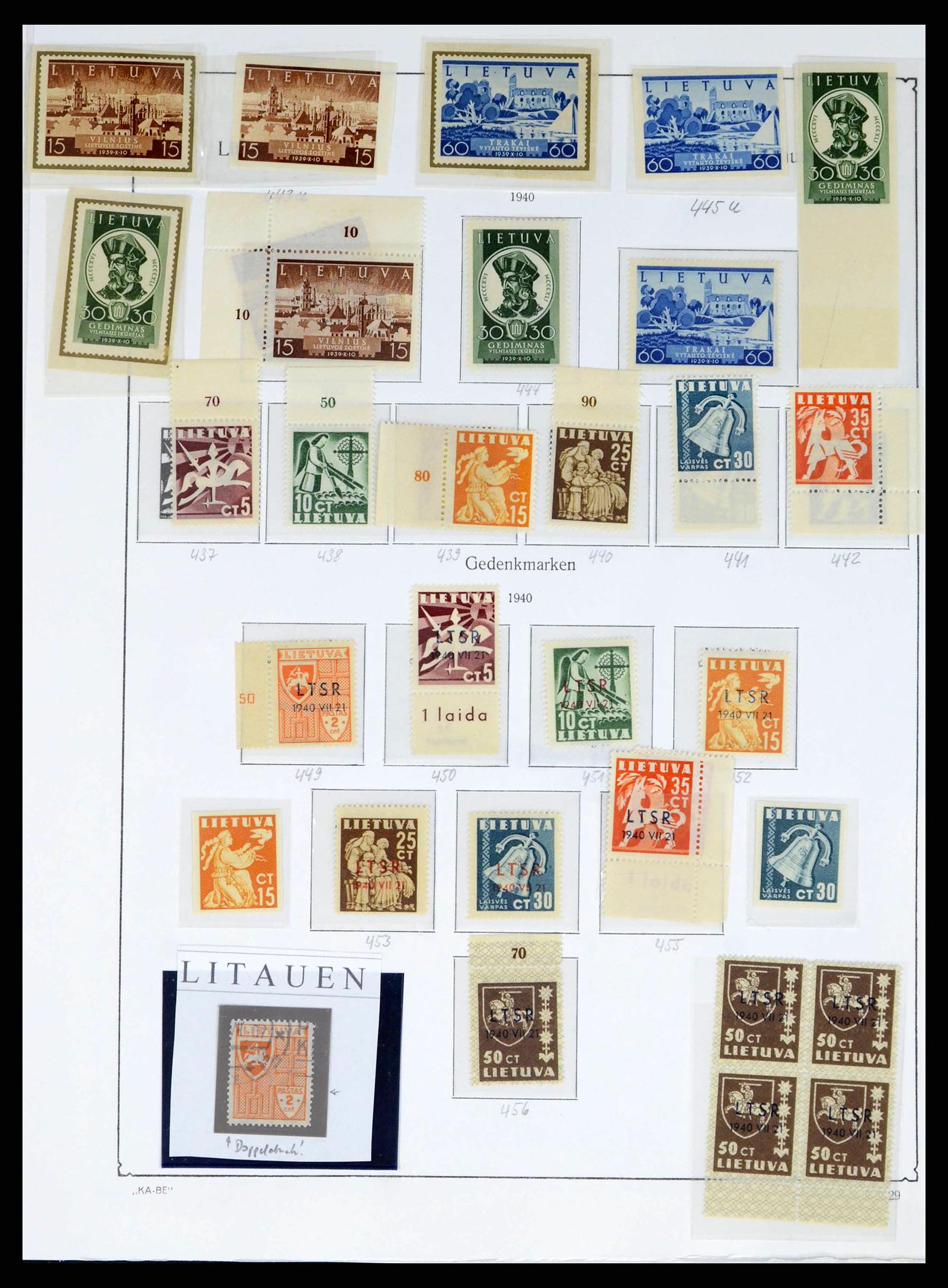 38312 0035 - Stamp collection 38312 Lithuania and Middle Lithuania 1916-1942.