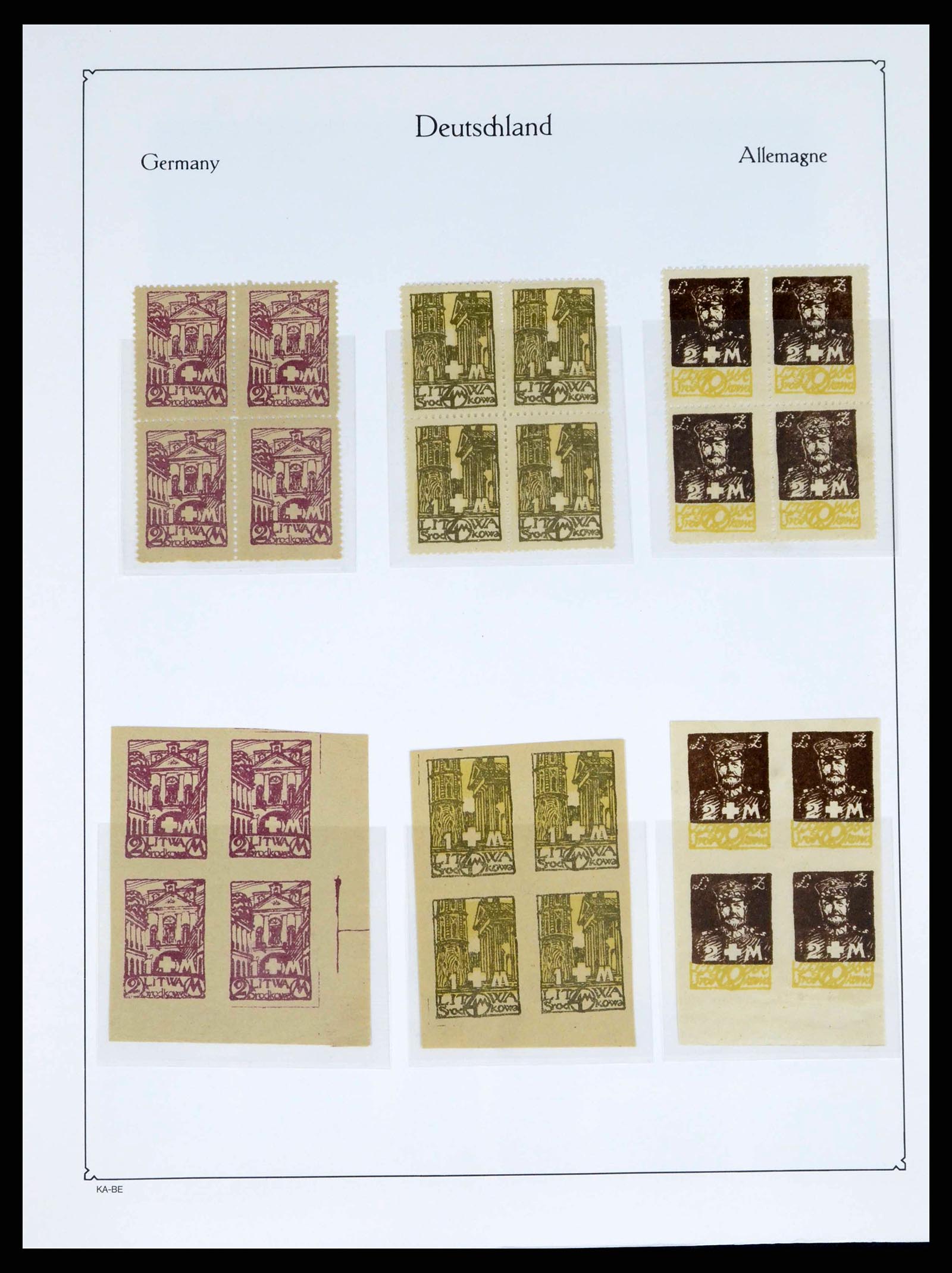 38312 0044 - Stamp collection 38312 Lithuania and Middle Lithuania 1916-1942.