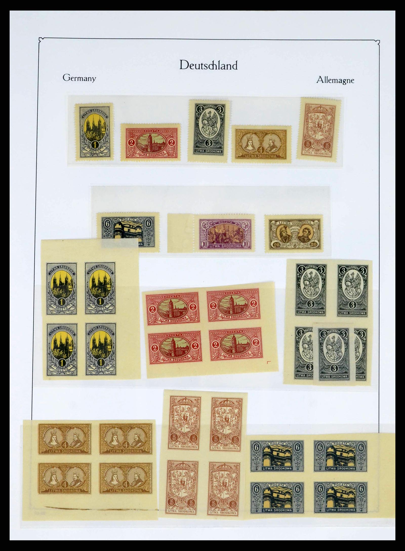 38312 0046 - Stamp collection 38312 Lithuania and Middle Lithuania 1916-1942.