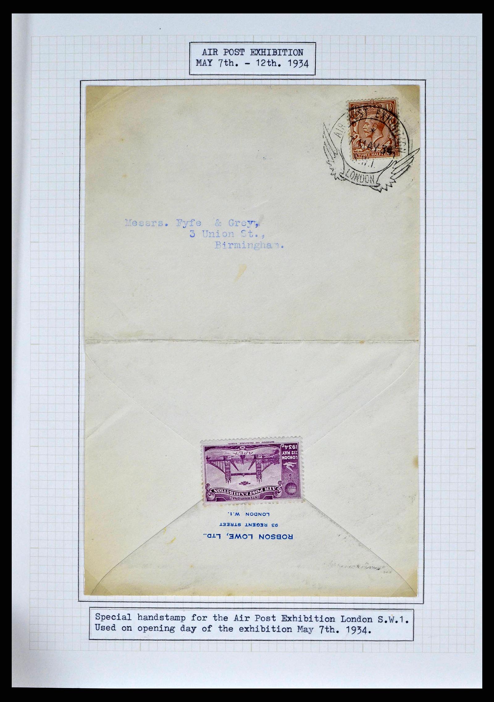 38314 0006 - Stamp collection 38314 Great Britain exhibition collection 1900-1968.