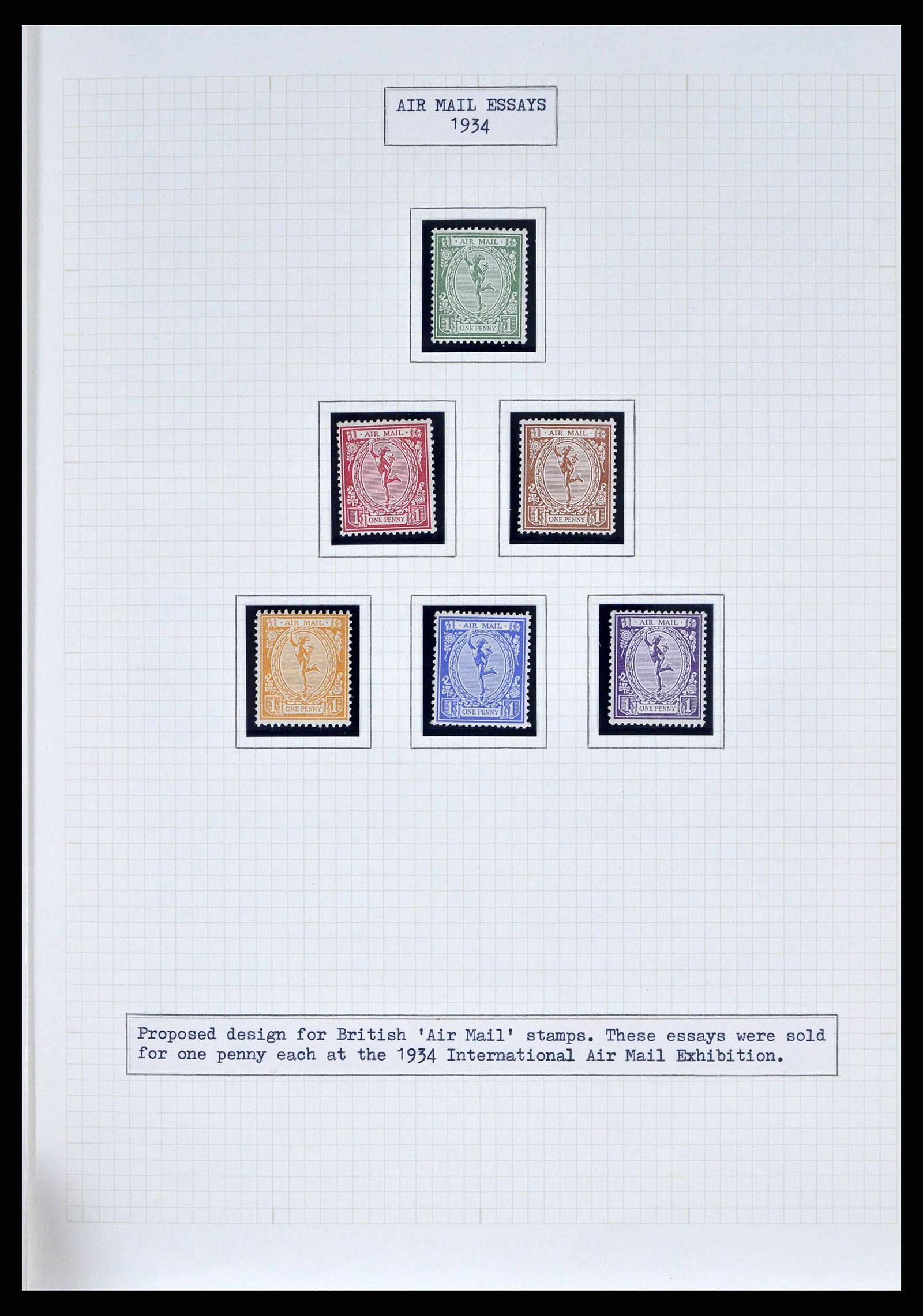 38314 0007 - Stamp collection 38314 Great Britain exhibition collection 1900-1968.