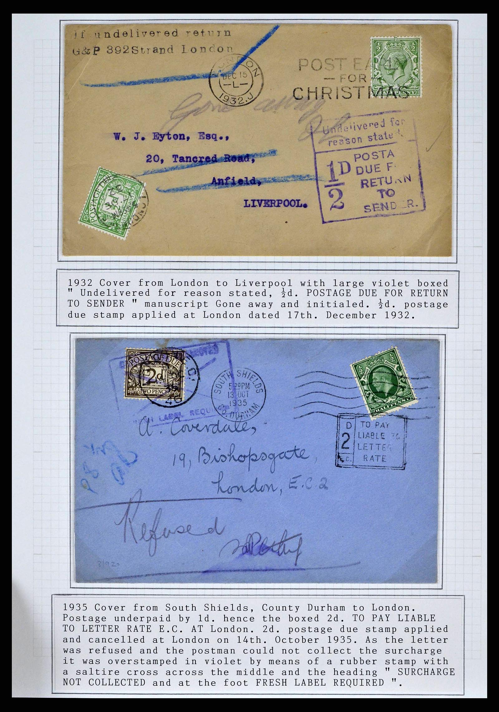 38314 0008 - Stamp collection 38314 Great Britain exhibition collection 1900-1968.
