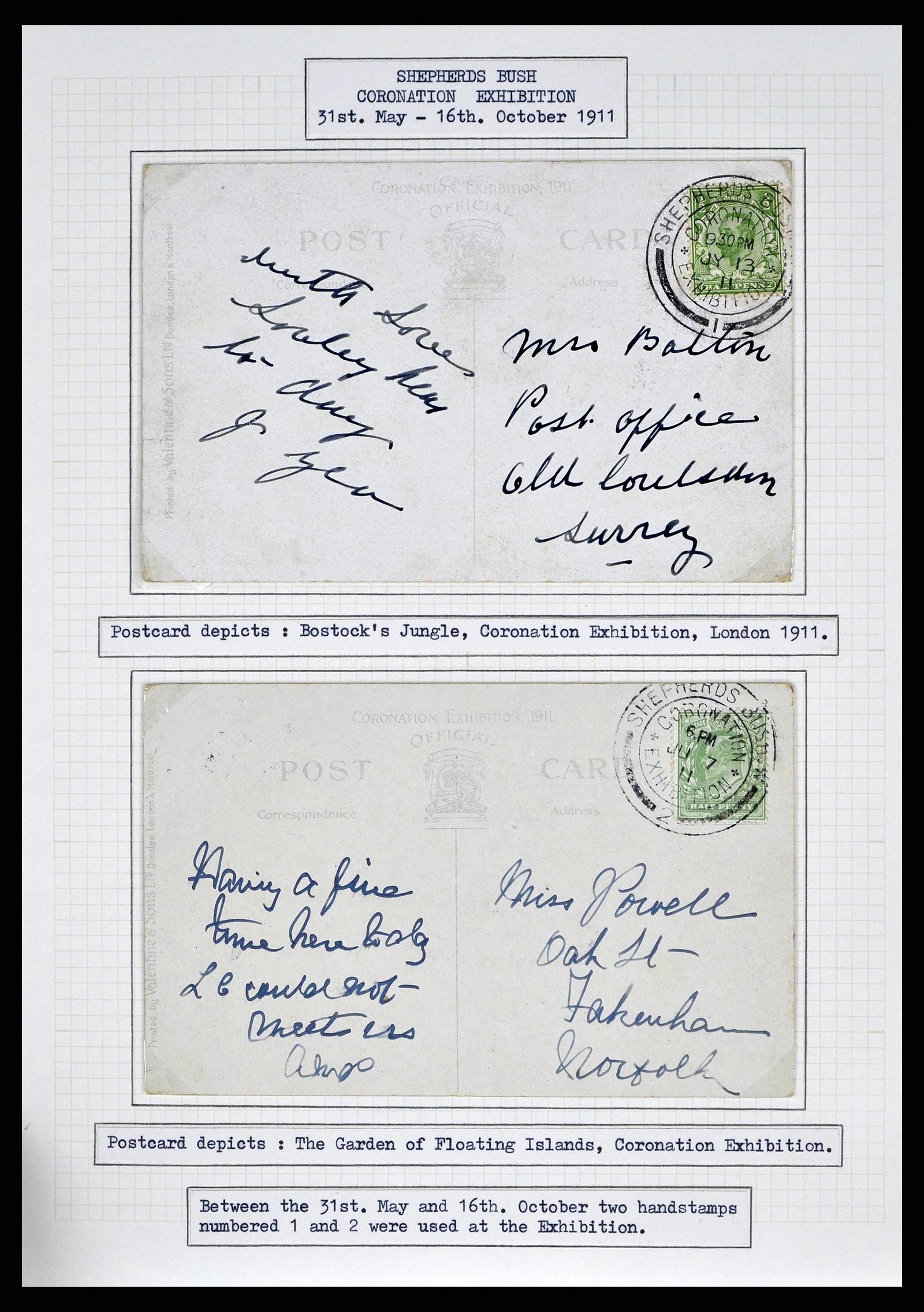 38314 0010 - Stamp collection 38314 Great Britain exhibition collection 1900-1968.