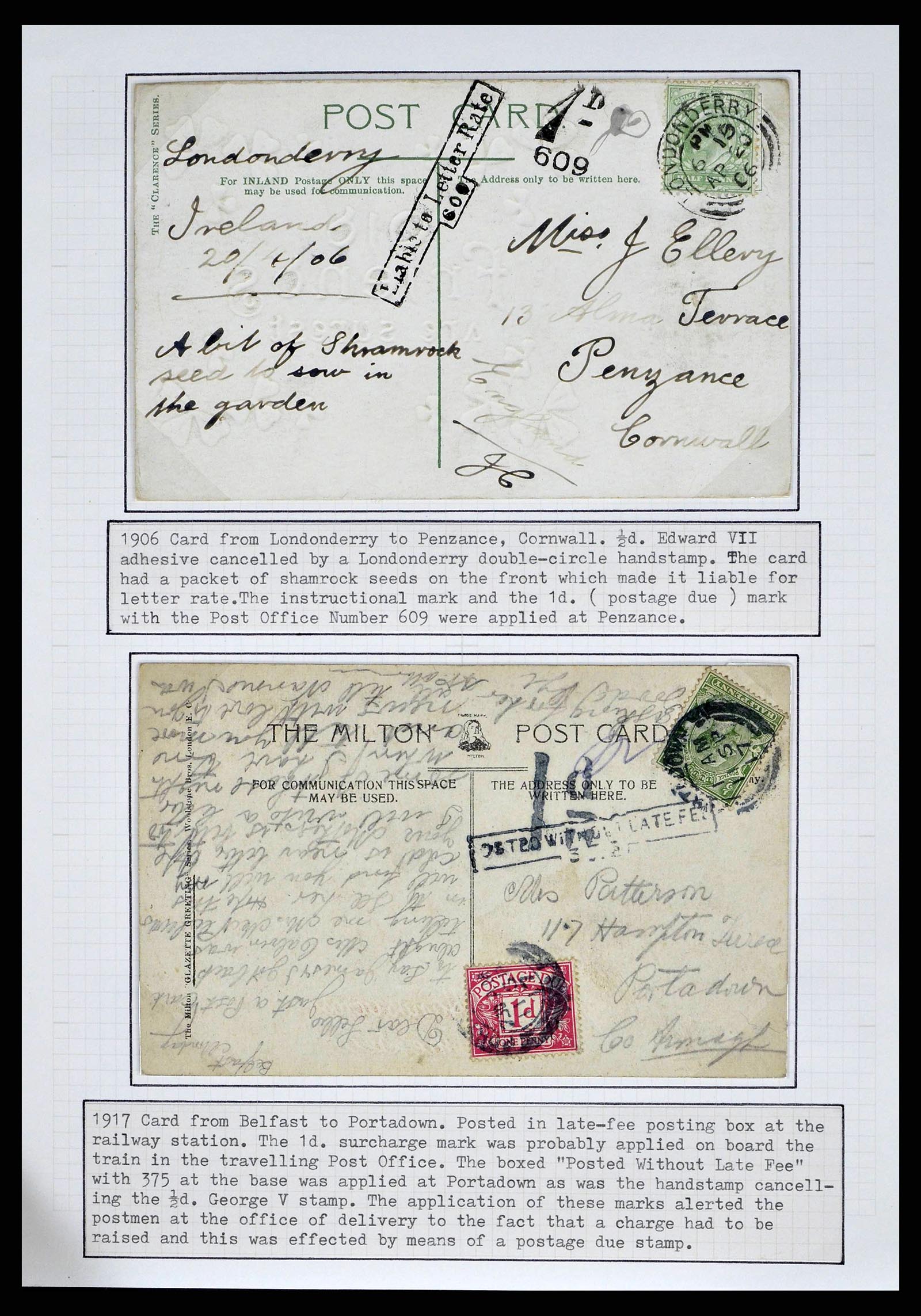 38314 0012 - Stamp collection 38314 Great Britain exhibition collection 1900-1968.
