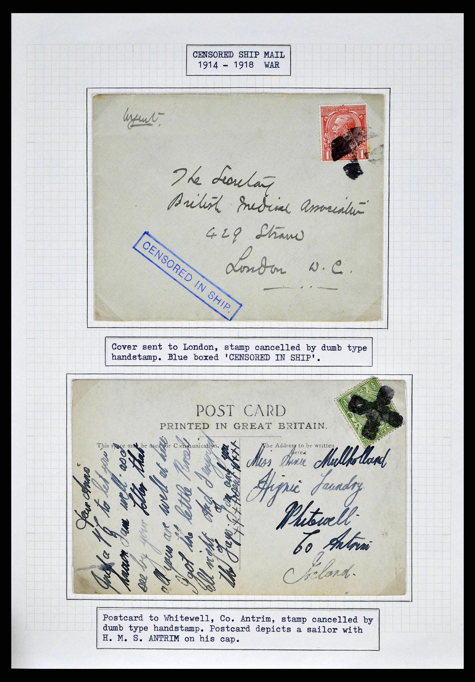 38314 0015 - Stamp collection 38314 Great Britain exhibition collection 1900-1968.
