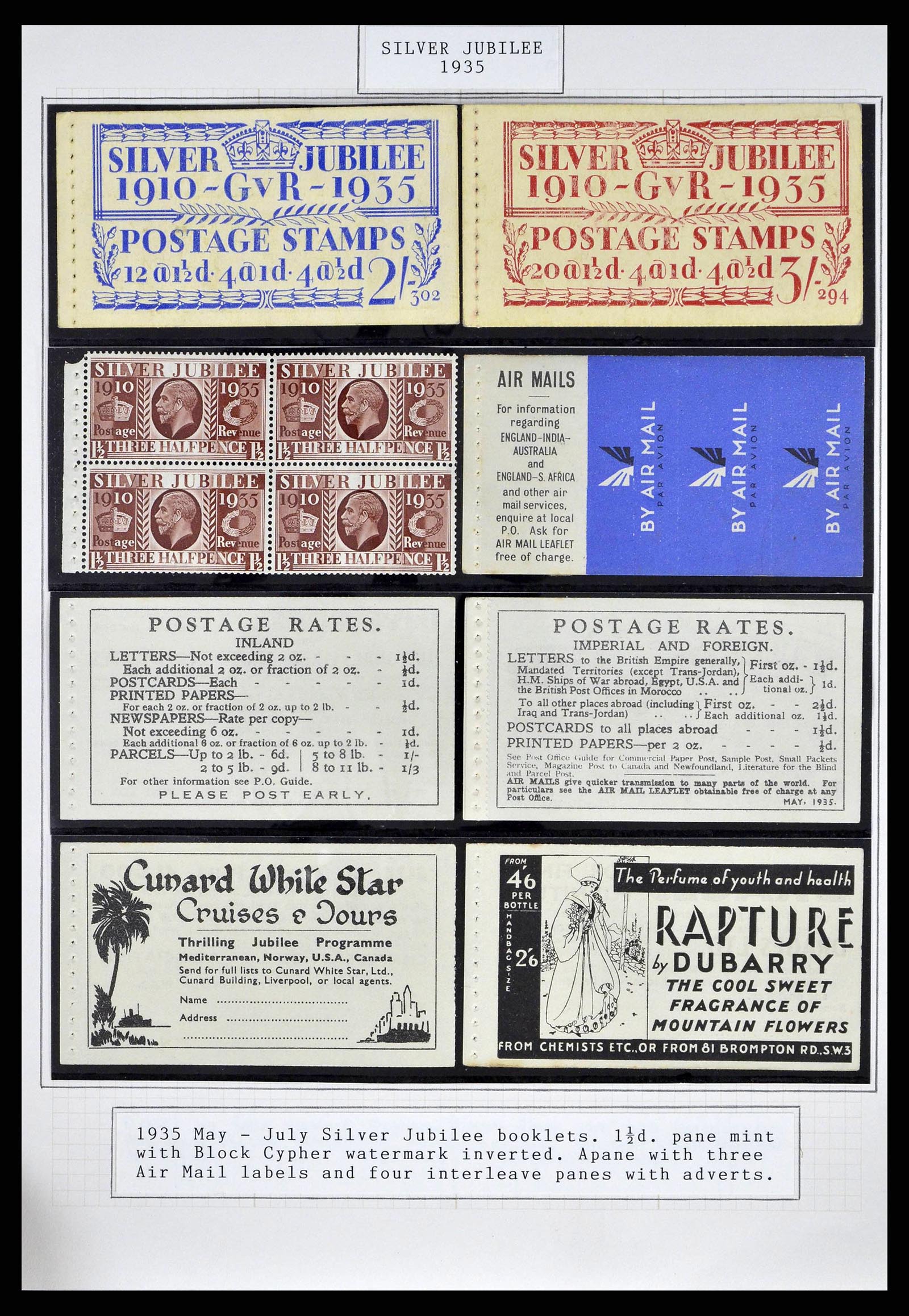 38314 0016 - Stamp collection 38314 Great Britain exhibition collection 1900-1968.
