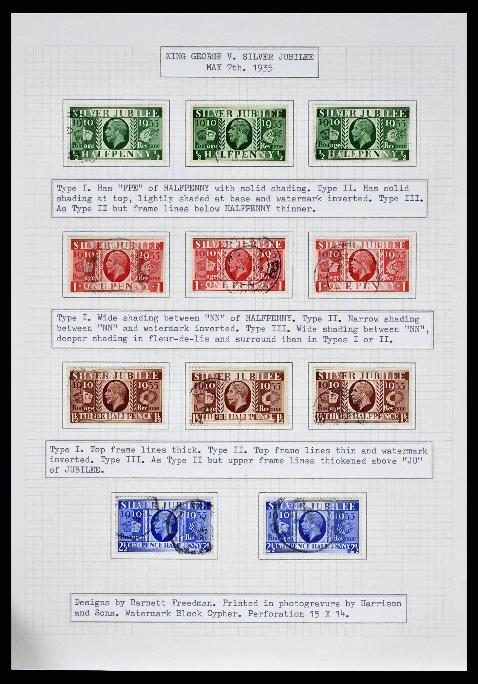 38314 0017 - Stamp collection 38314 Great Britain exhibition collection 1900-1968.