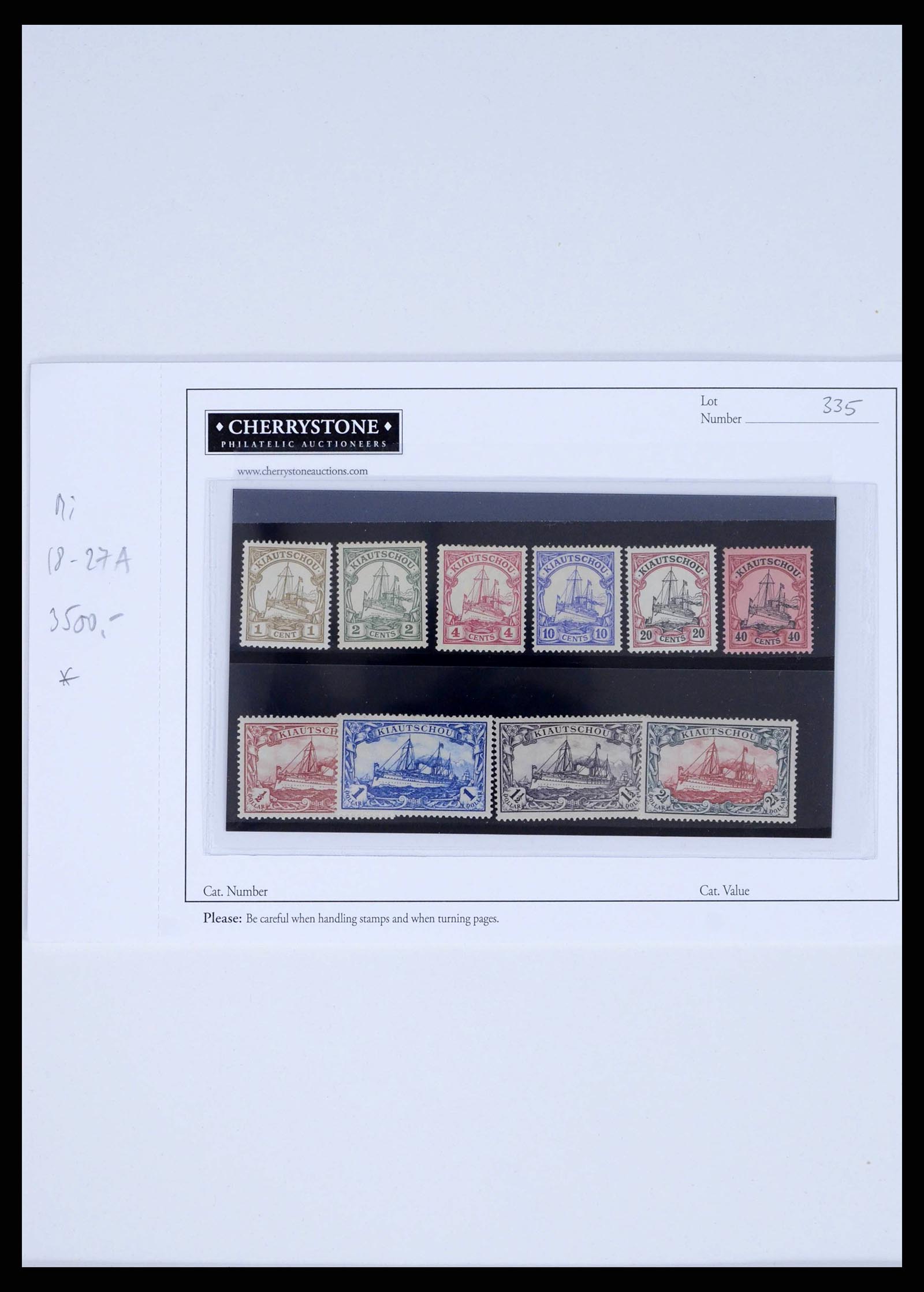 38315 0001 - Postzegelverzameling 38315 Duitse koloniën 1890-1919.