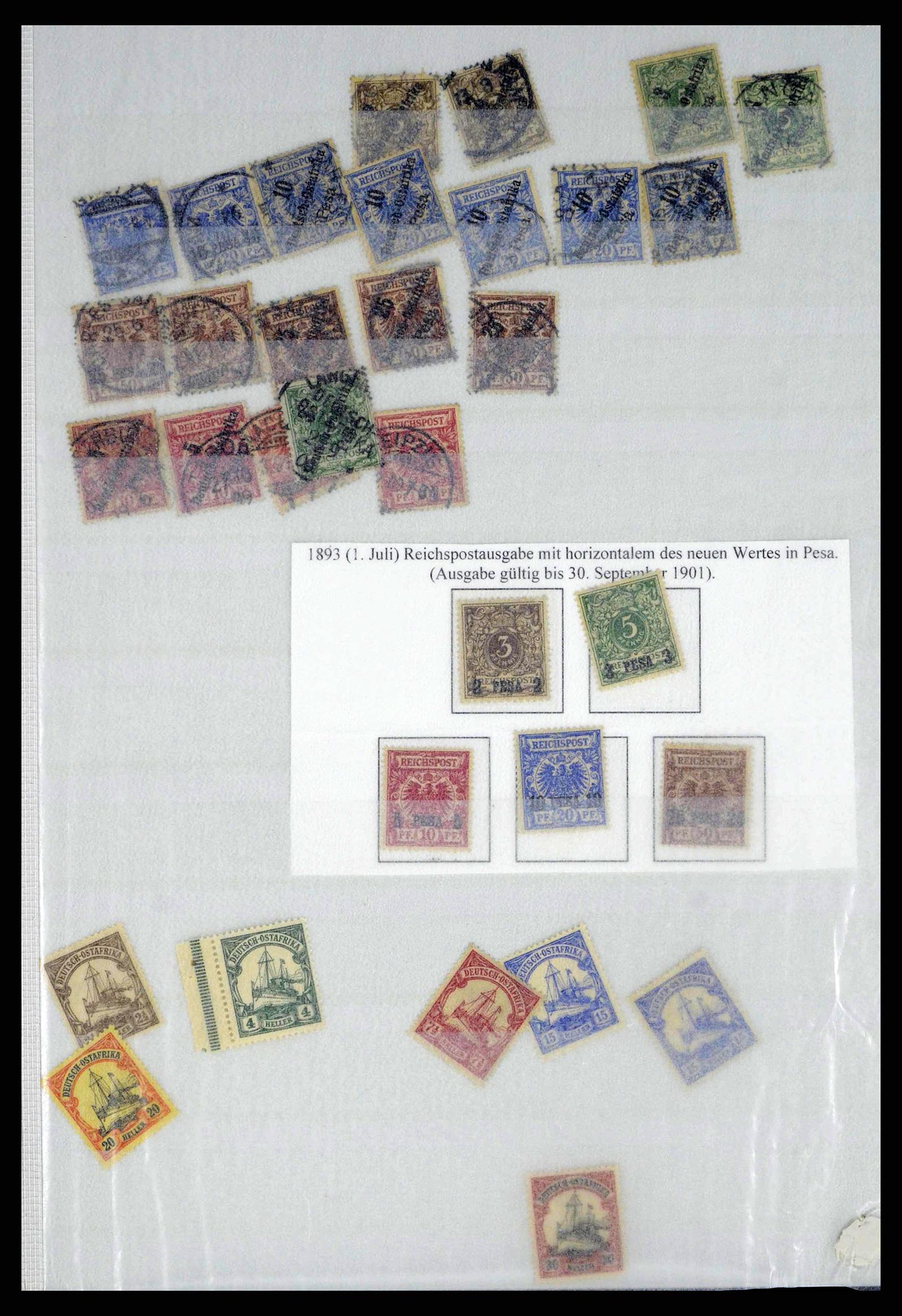 38315 0006 - Postzegelverzameling 38315 Duitse koloniën 1890-1919.