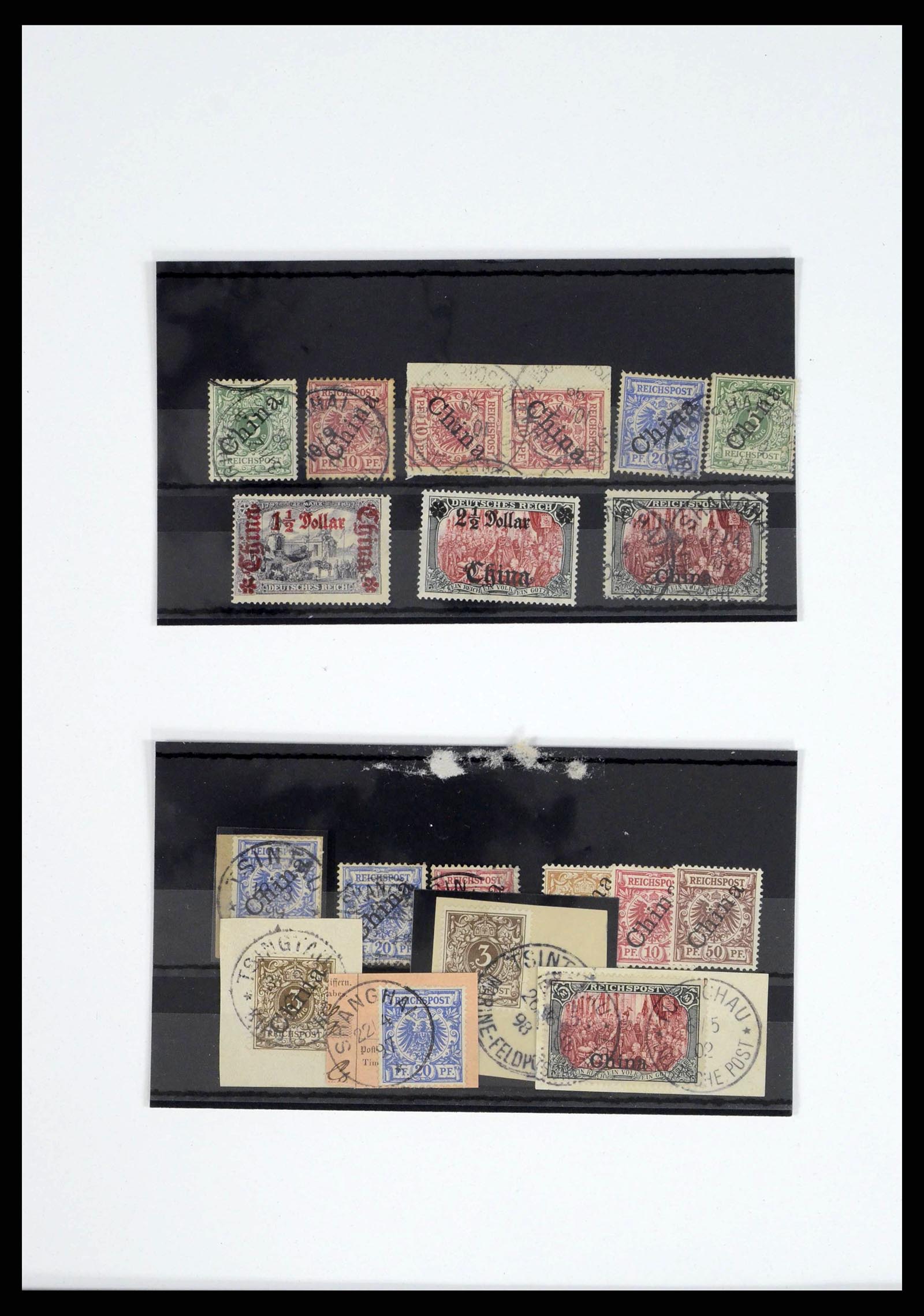 38315 0009 - Postzegelverzameling 38315 Duitse koloniën 1890-1919.