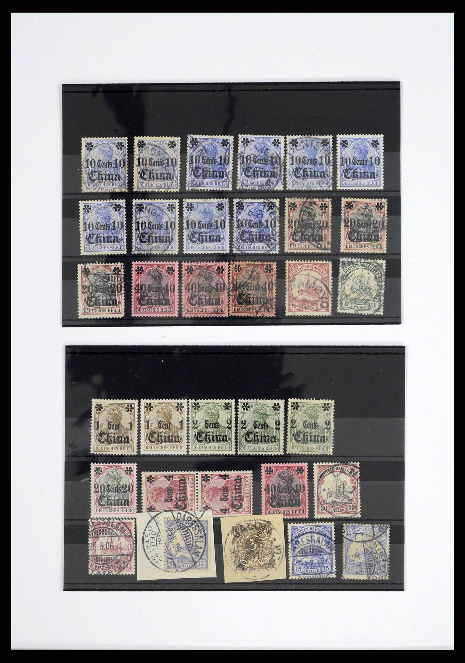 38315 0010 - Postzegelverzameling 38315 Duitse koloniën 1890-1919.