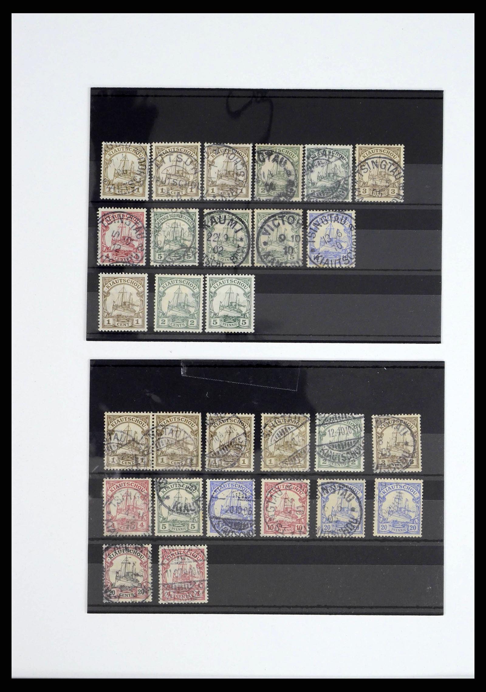 38315 0011 - Postzegelverzameling 38315 Duitse koloniën 1890-1919.
