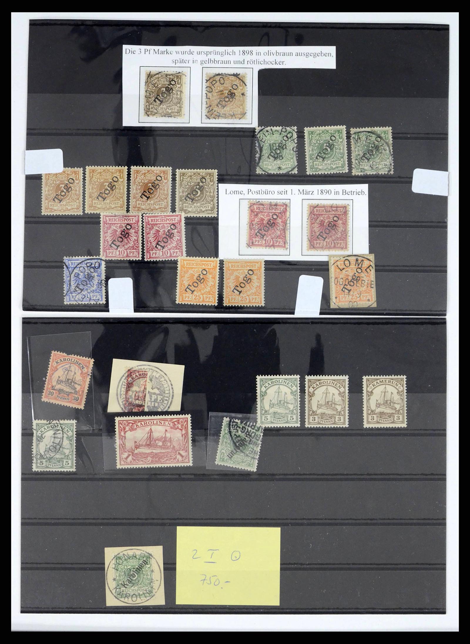 38315 0019 - Postzegelverzameling 38315 Duitse koloniën 1890-1919.