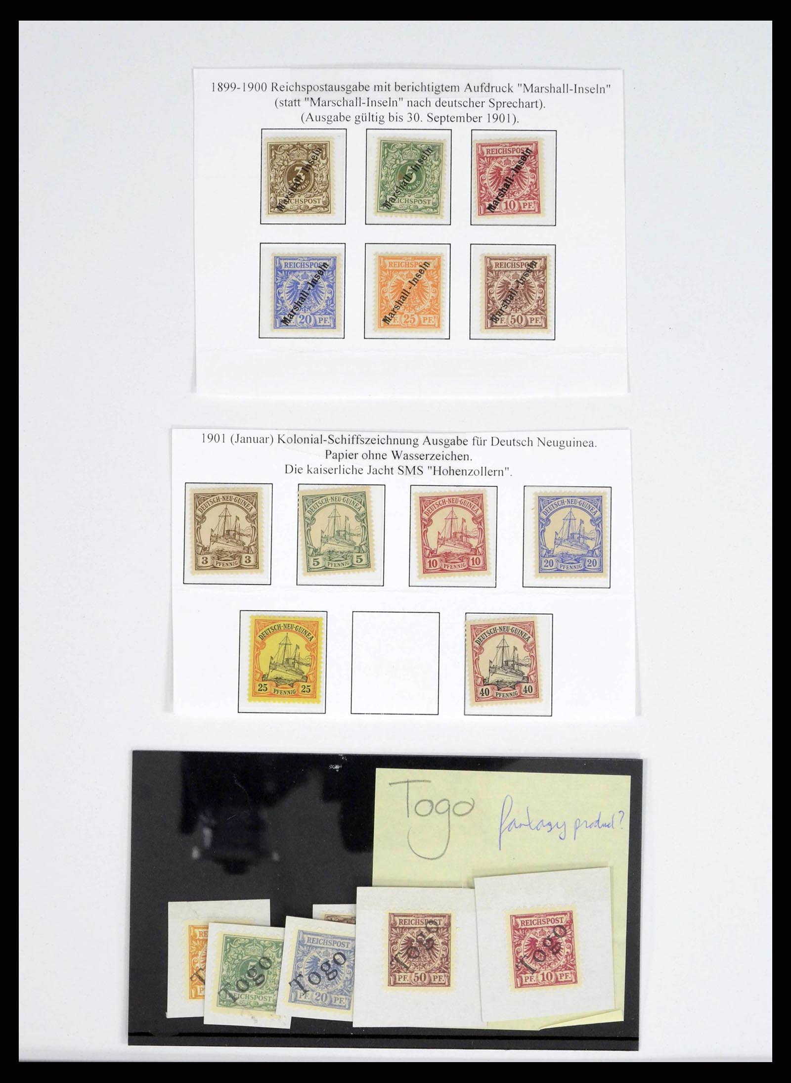 38315 0020 - Postzegelverzameling 38315 Duitse koloniën 1890-1919.