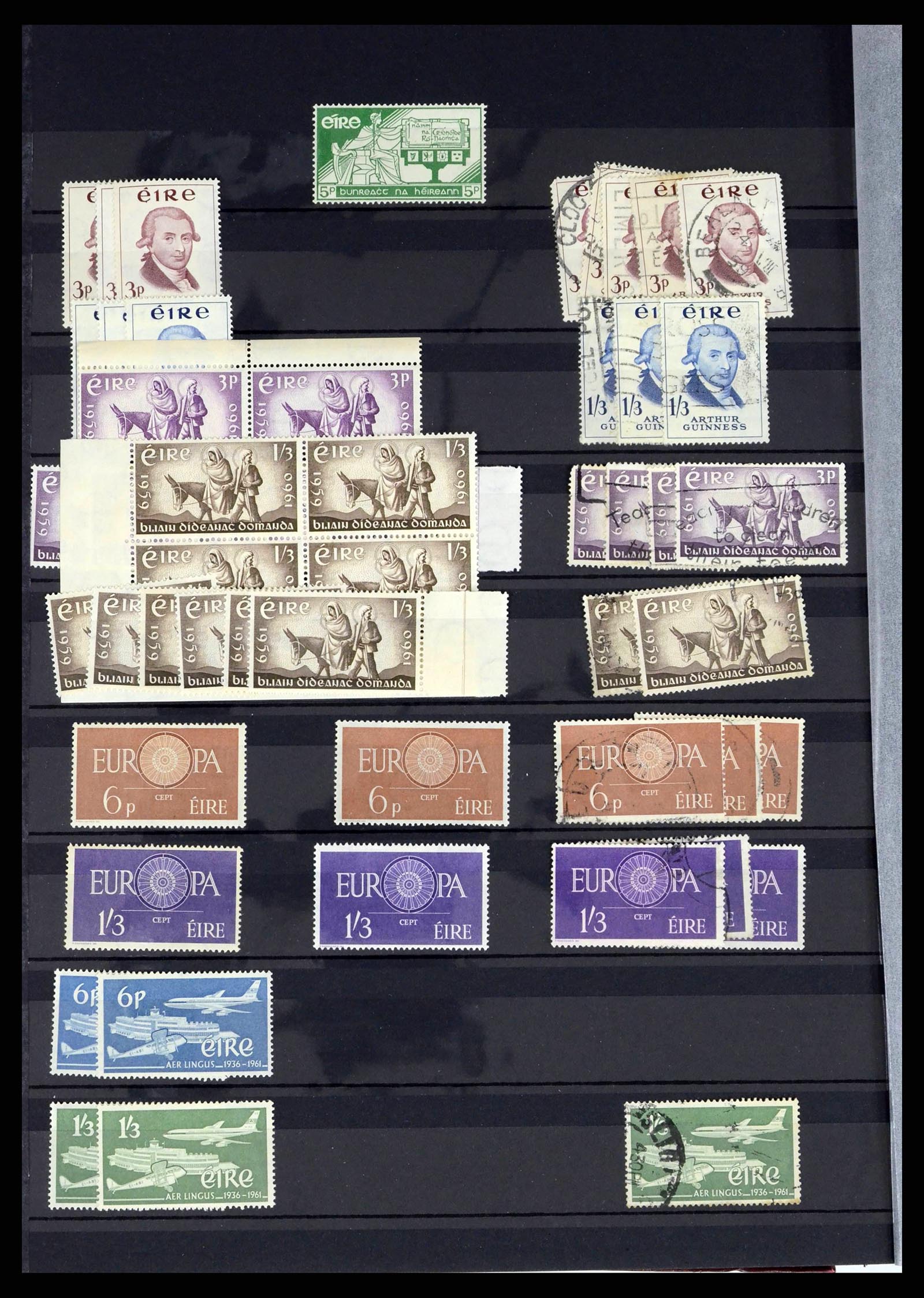 38317 0007 - Postzegelverzameling 38317 Ierland 1929-2003.