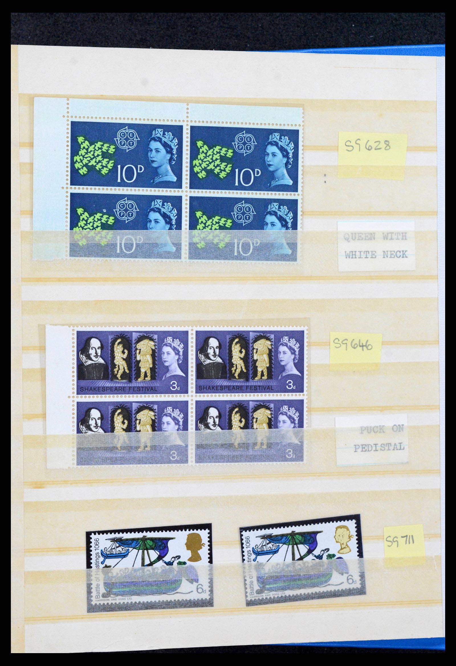 38318 0004 - Postzegelverzameling 38318 Engelse koloniën variëteiten 1900-1965.